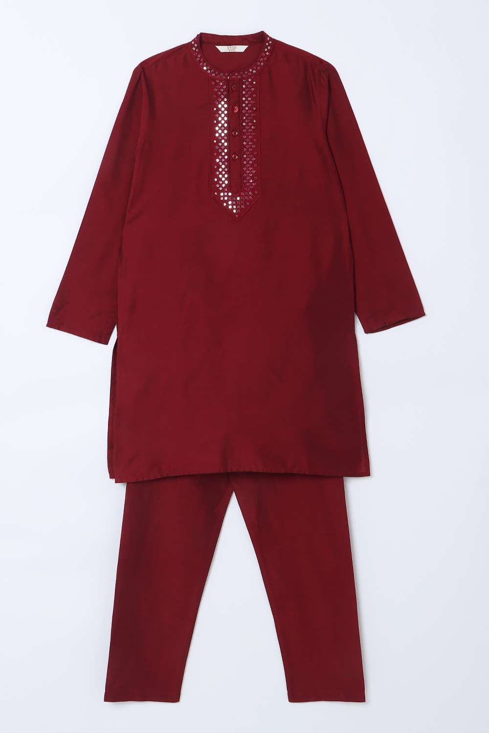 Blended-Fabric-Regular-Fit-Boys-Kurta-Set