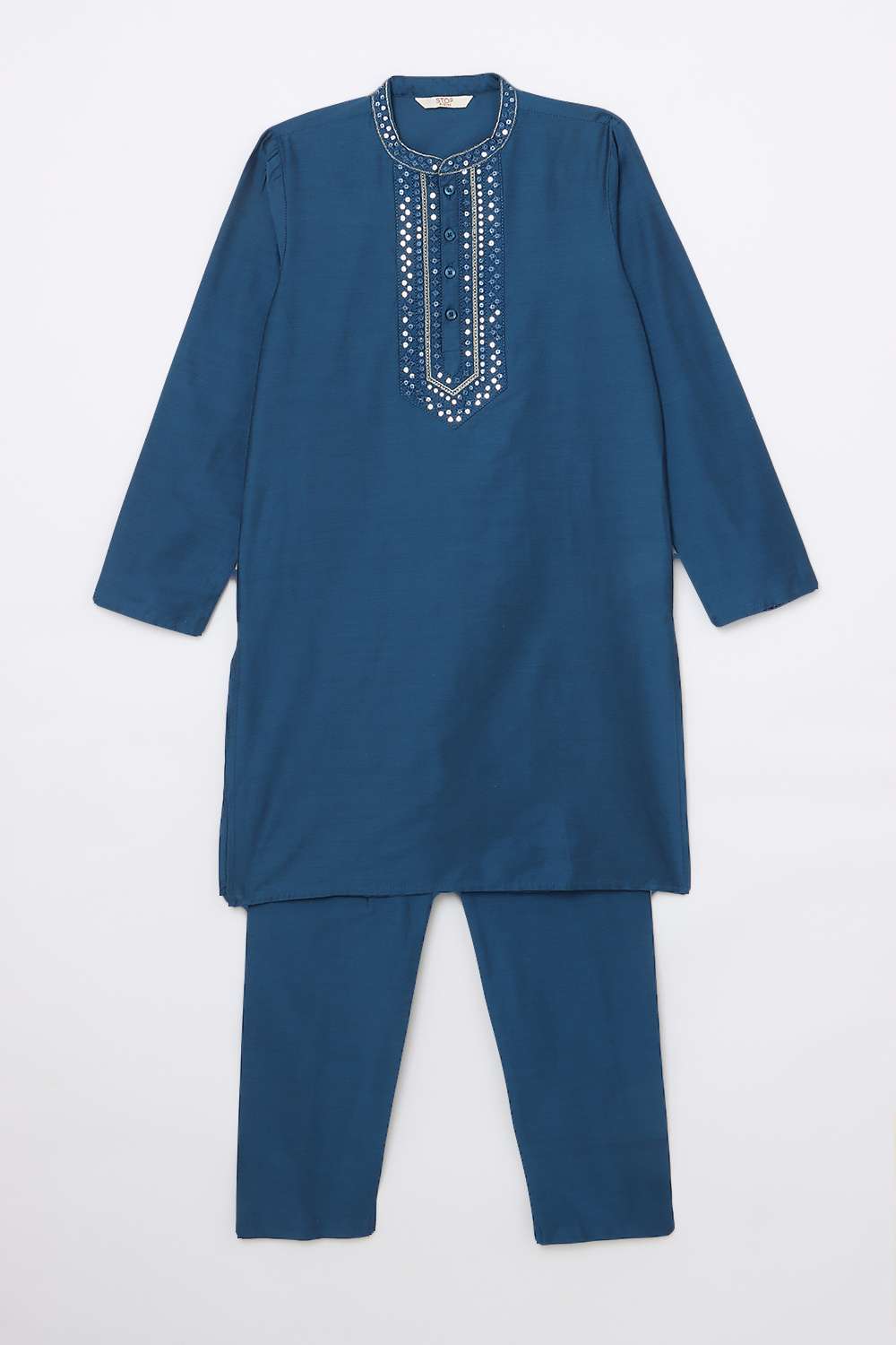 Blended-Fabric-Regular-Fit-Boys-Kurta-Set
