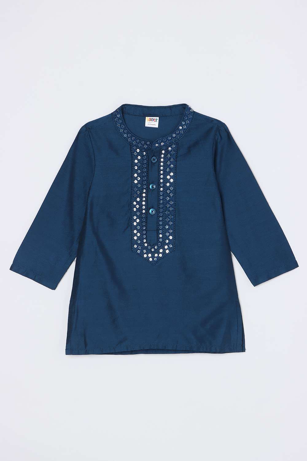 Solid-Blended-Fabric-Regular-Fit-Boys-Kurta-Pyjama-Set