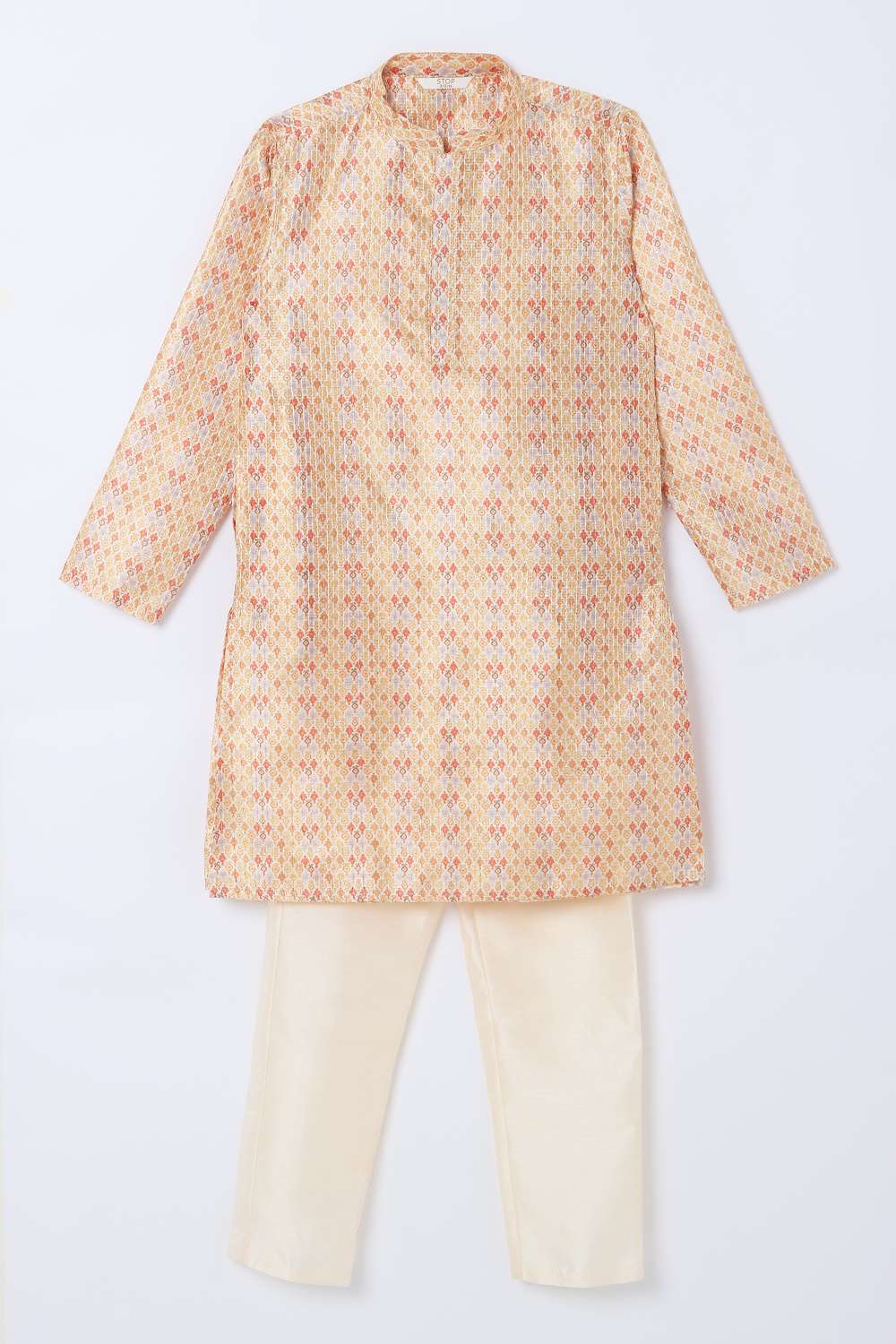 Blended-Fabric-Regular-Fit-Boys-Kurta-Set