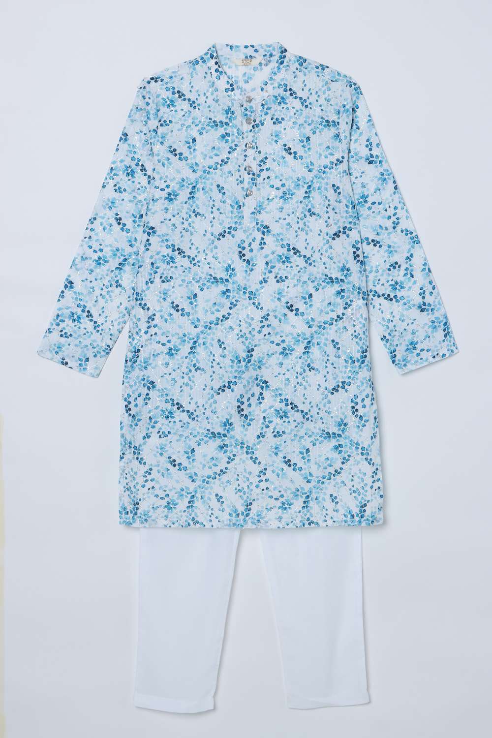 Blended-Fabric-Regular-Fit-Boys-Kurta-Set