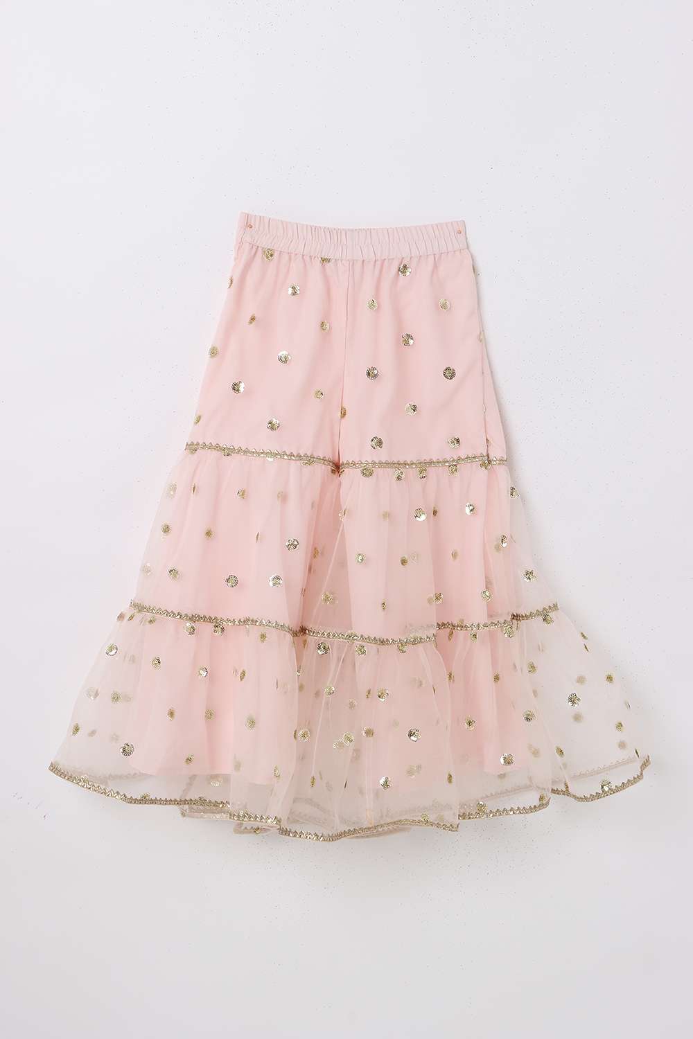 Floral-Blended-Fabric-Round-Neck-Girl-s-Festive-Wear-Kurta-Set