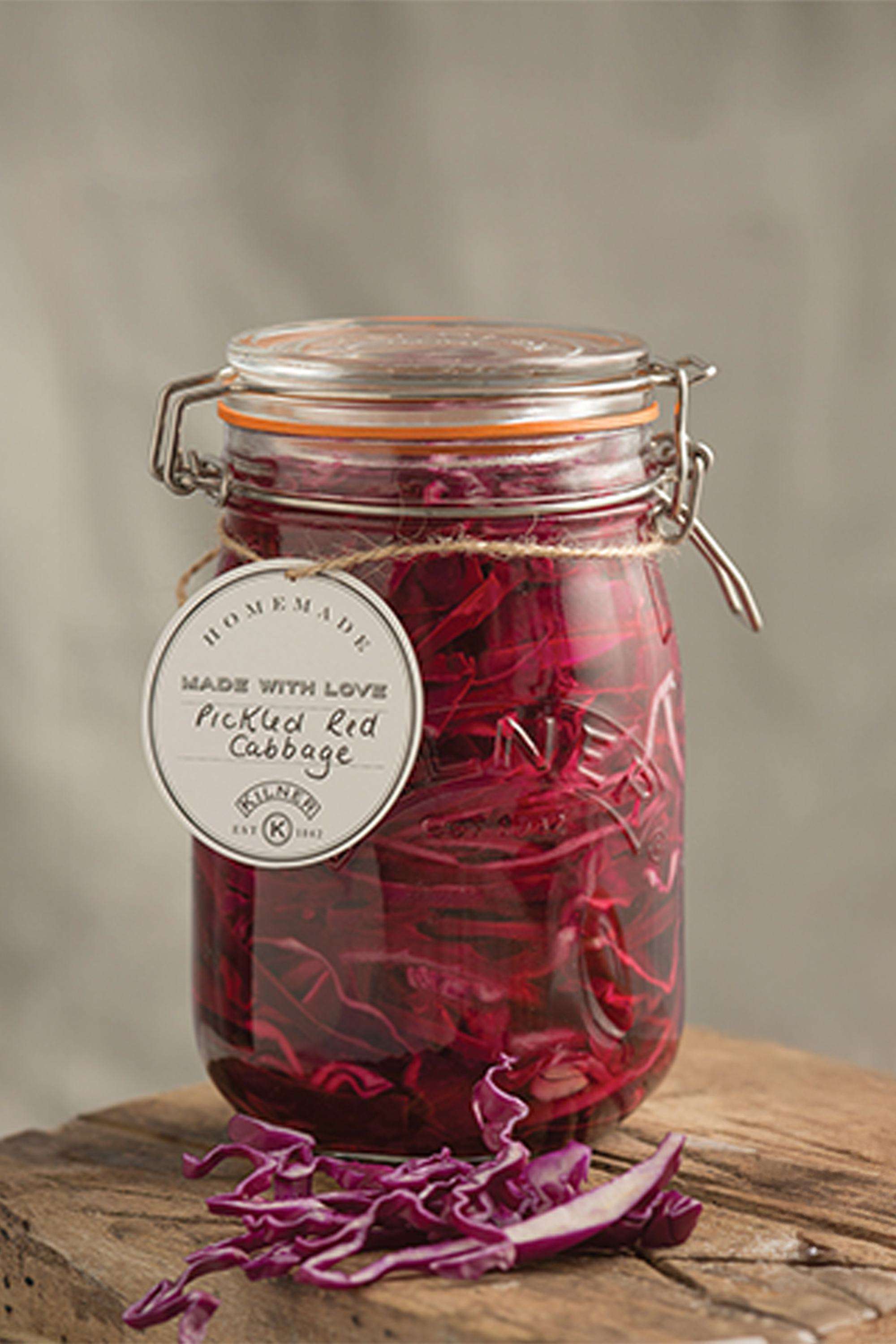 Premium-Round-Airtight-Leakproof-Borosilicate-Glass-Clip-Top-Jar---1-Litre
