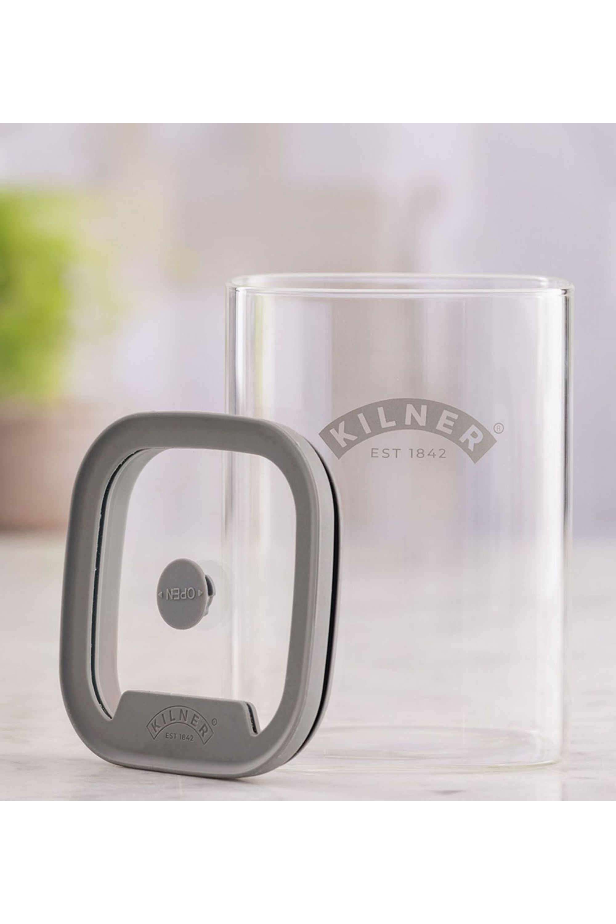 Premium-Fresh-Storage-Airtight-Glass-Jar---1-Litre-for-Tea -Coffee -Sugar -Snacks