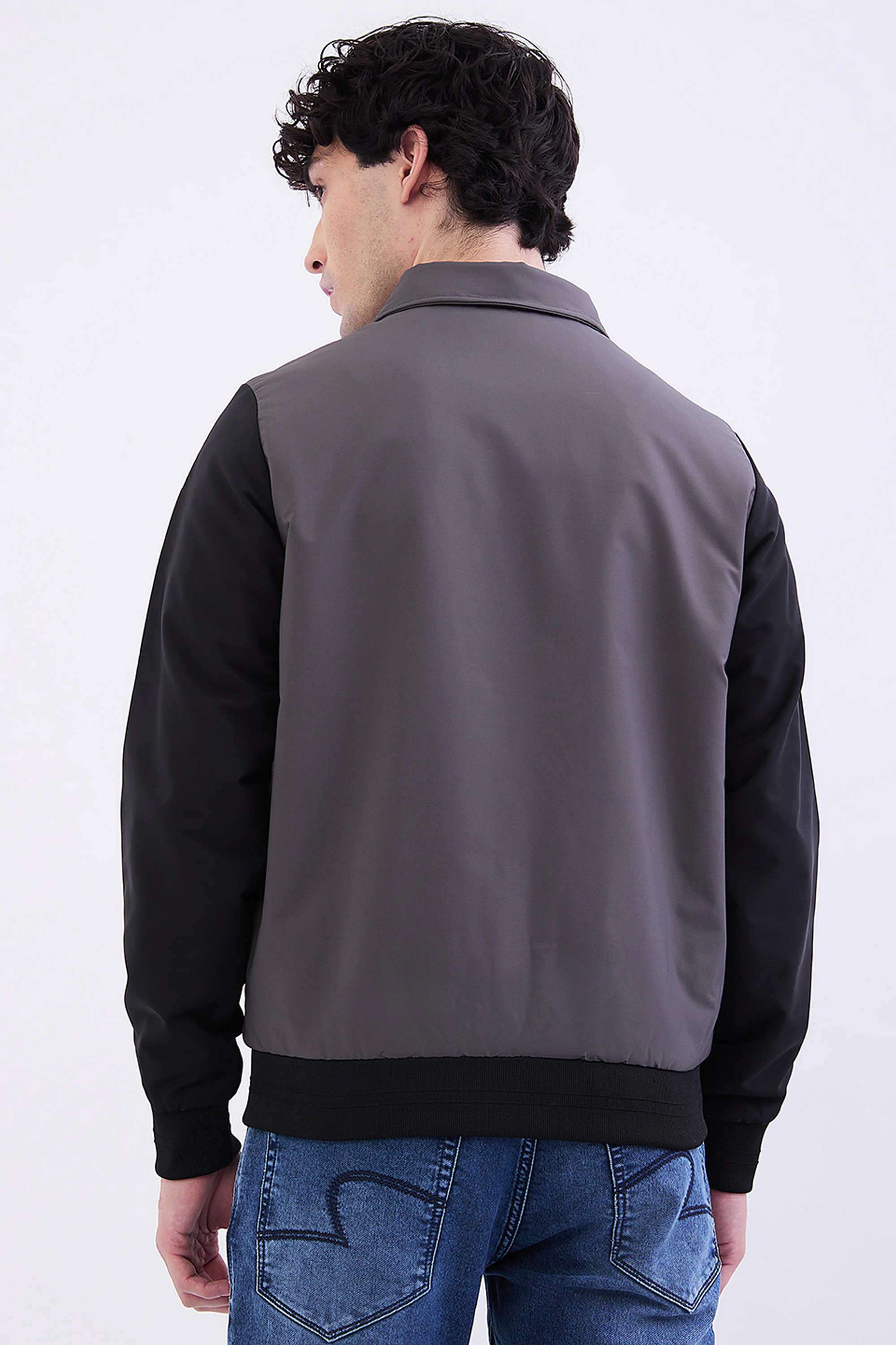 Polyester-Zipper-Straight-Fit-Men-Casual-Wear-Jacket