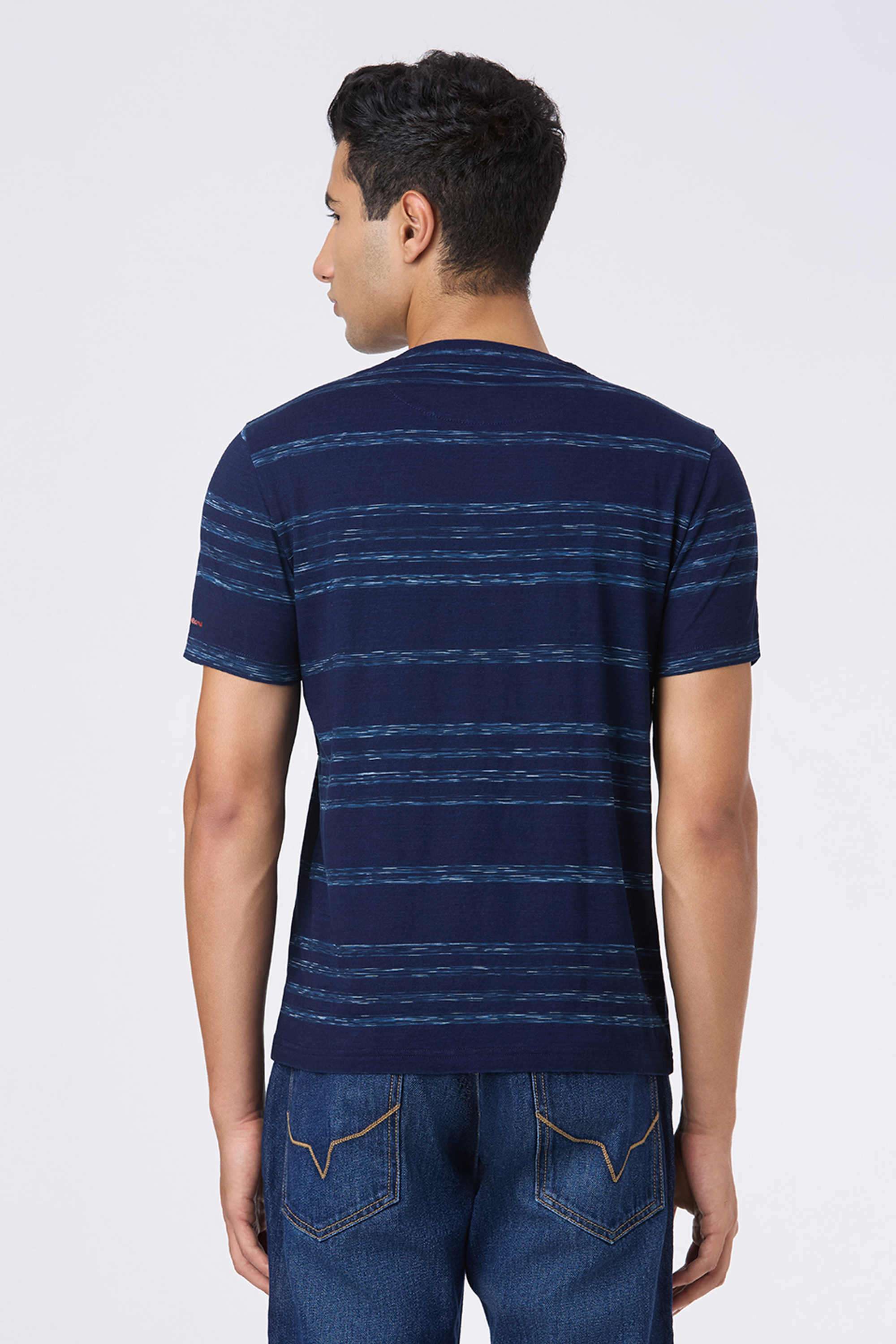 Stripes-Cotton-Slim-Fit-Men-T-Shirt