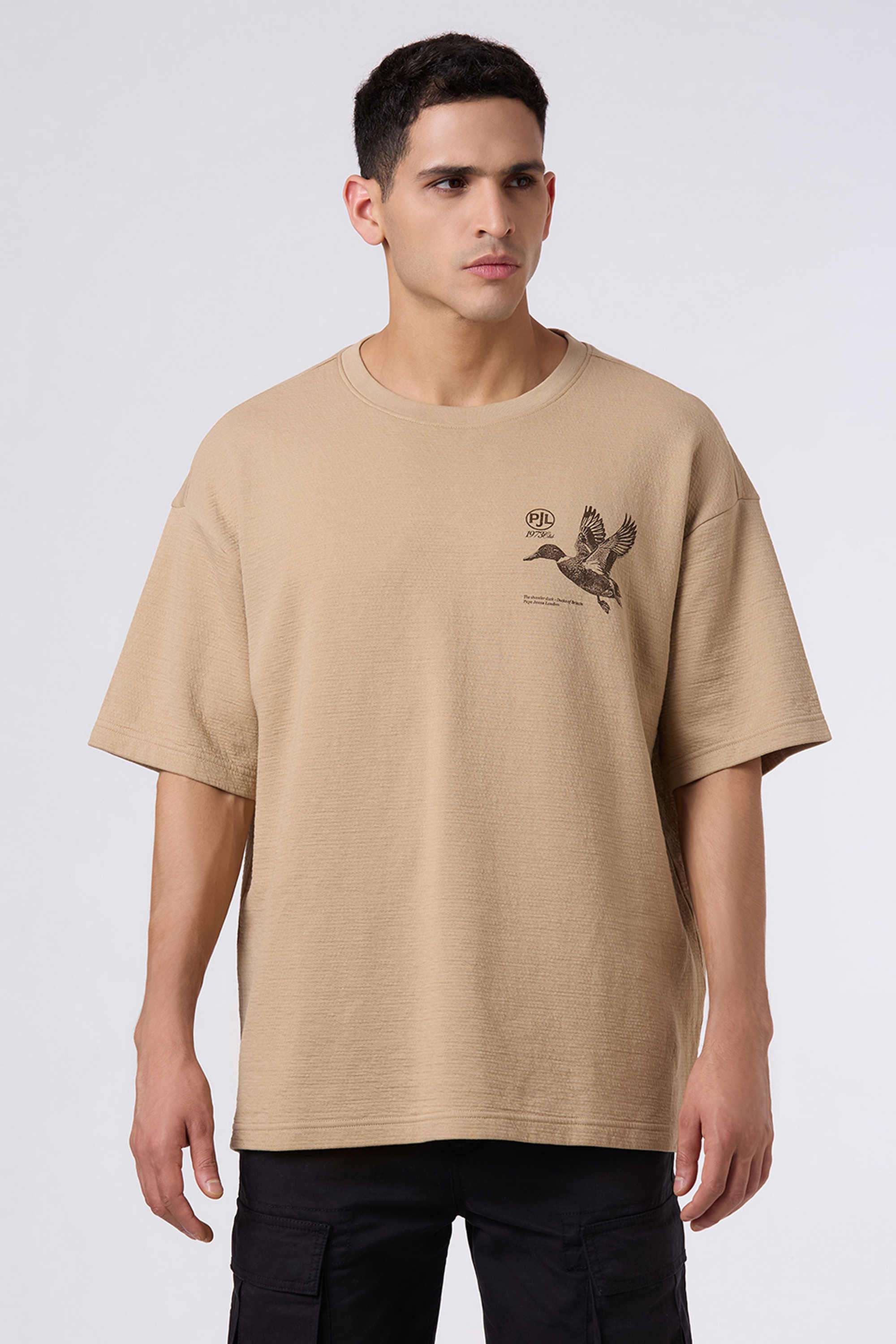 Graphic-Print-Poly-Cotton-Relaxed-Fit-Men-T-Shirt