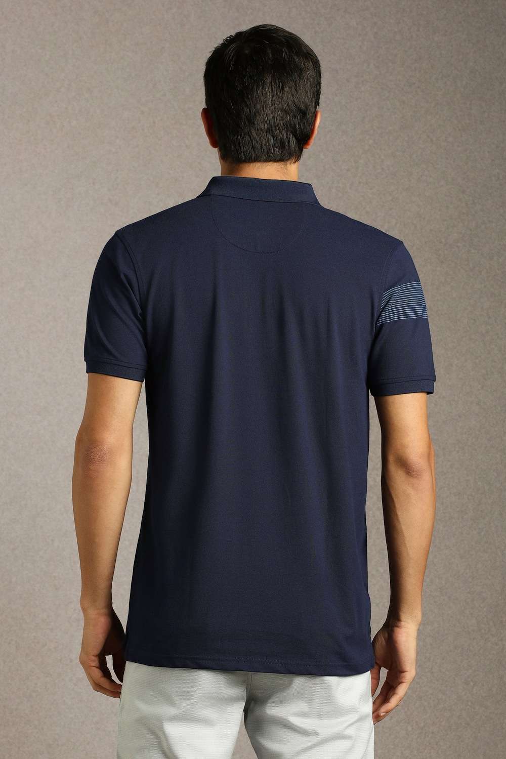 Solid-Polyester-Cotton-Polo-Men-s-T-Shirt