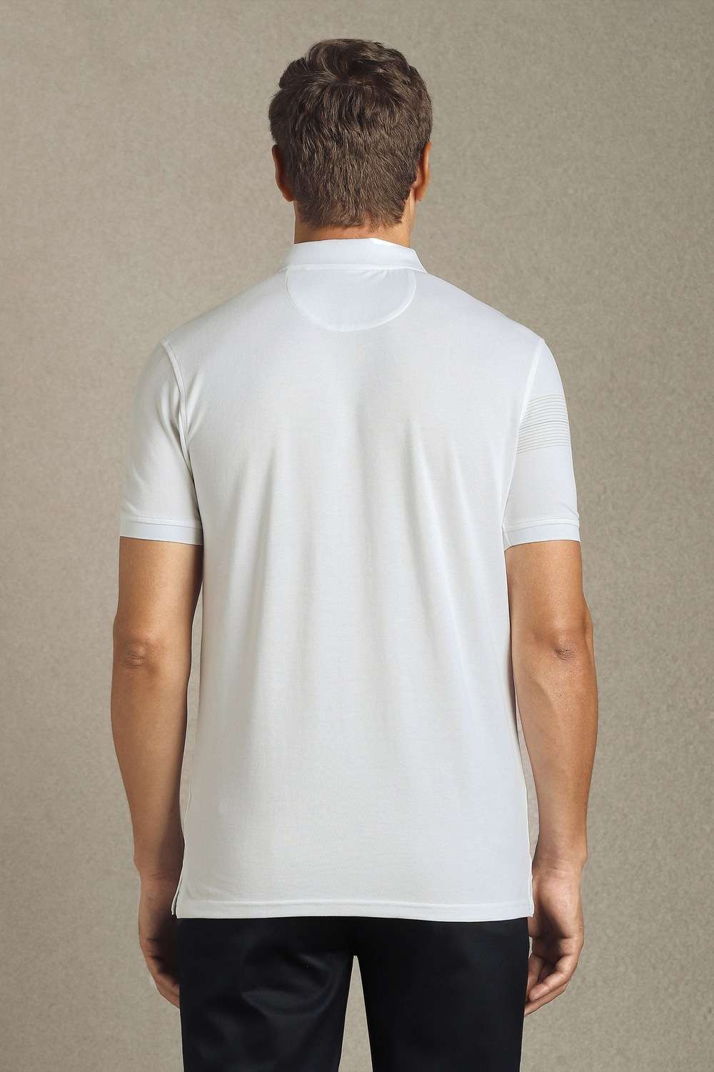 Solid-Polyester-Blend-Polo-Men-s-T-Shirt