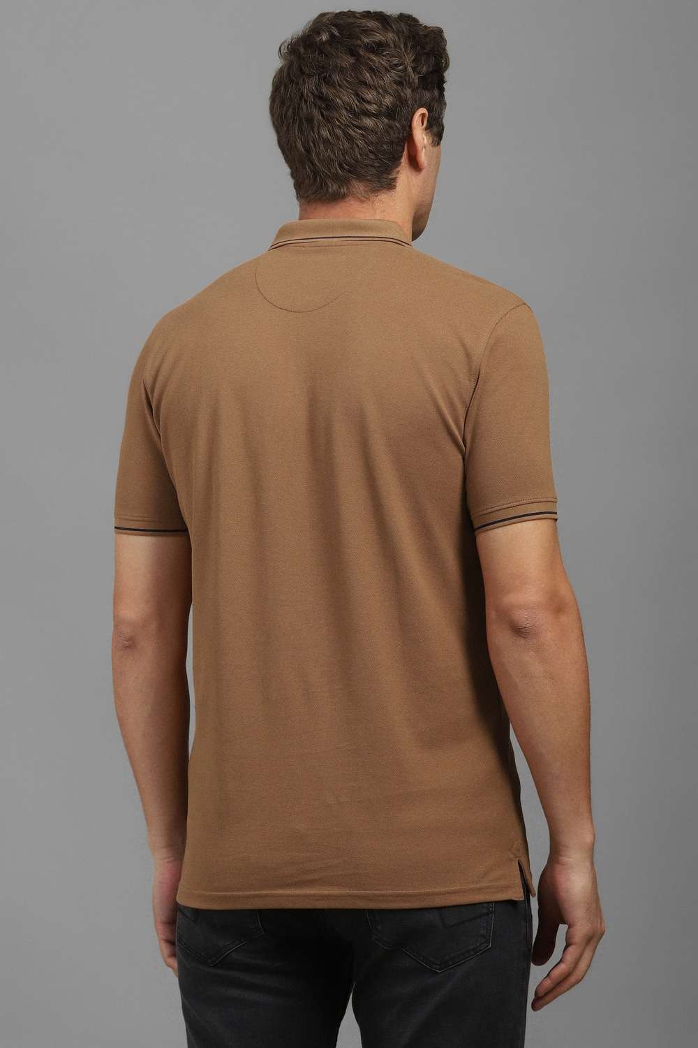 Solid-Cotton-Slim-Fit-Men-Polo-T-Shirt