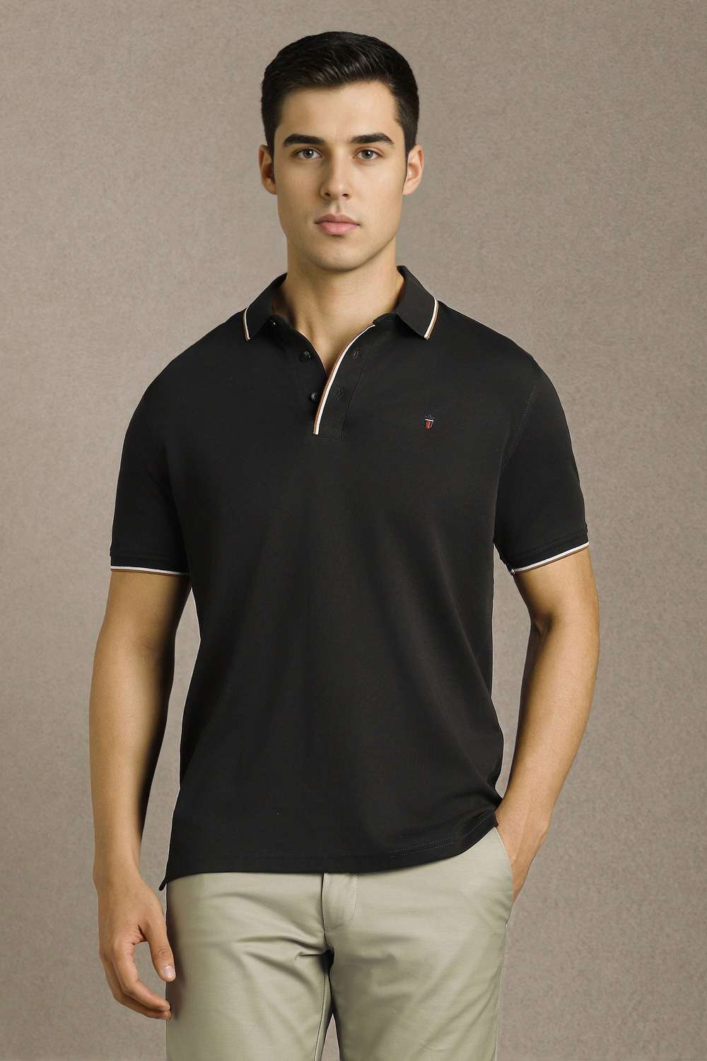 Solid-Cotton-Polo-Men-s-T-Shirt