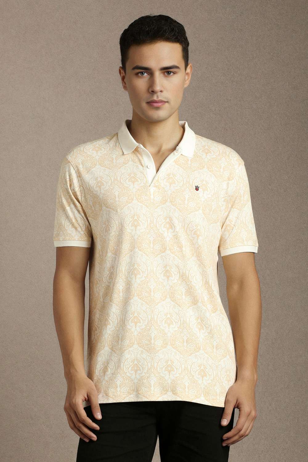 Solid-Cotton-Slim-Fit-Men-s-T-Shirt