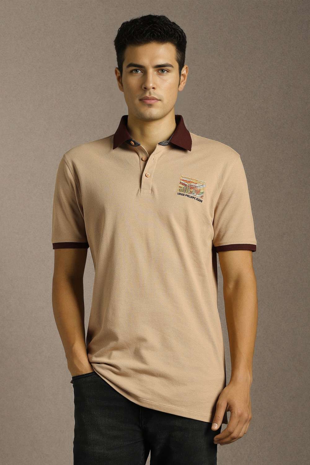 Solid-Cotton-Polo-Men-s-T-Shirt