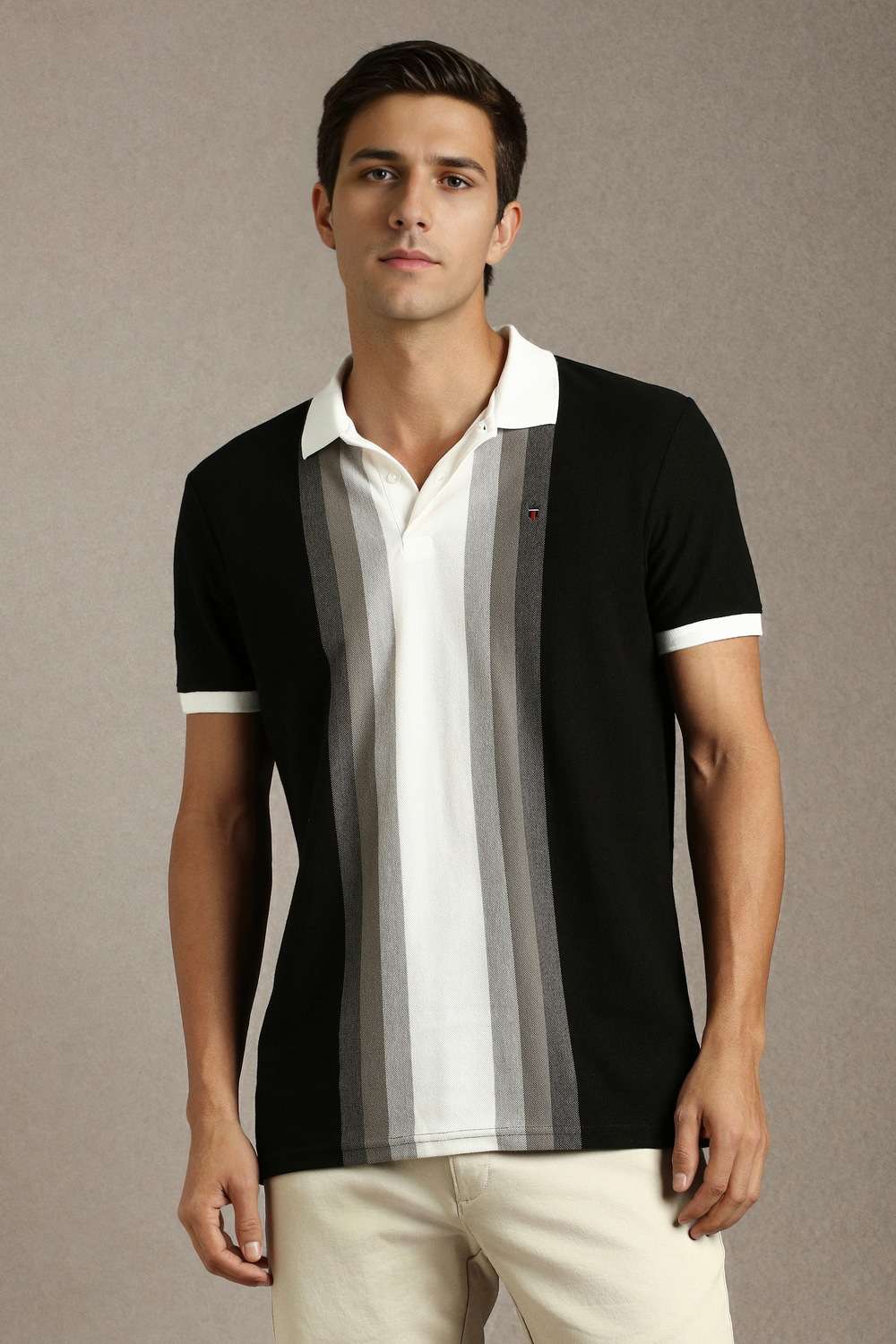 Stripes-Poly-Cotton-Slim-Fit-Men-Polo-T-Shirt