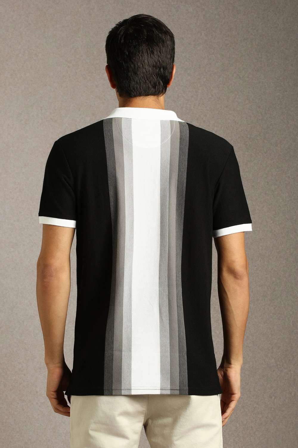 Stripes-Poly-Cotton-Slim-Fit-Men-Polo-T-Shirt