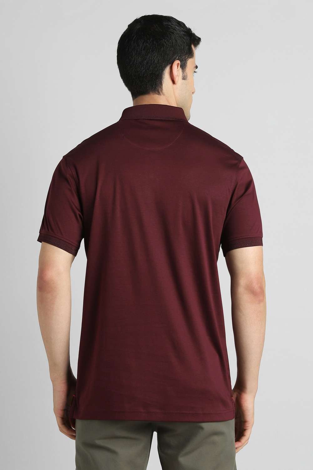 Solid-Cotton-Slim-Fit-Men-T-Shirt