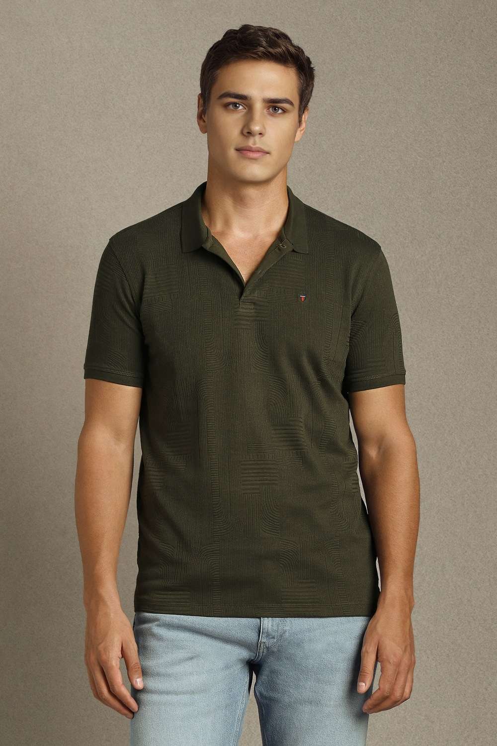 Textured-Cotton-Polo-Men-s-T-Shirt