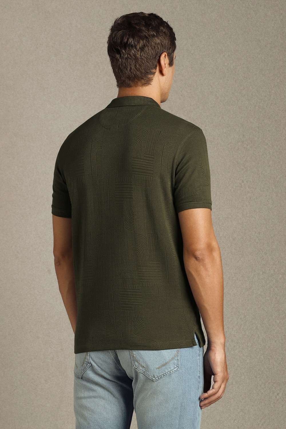 Textured-Cotton-Polo-Men-s-T-Shirt