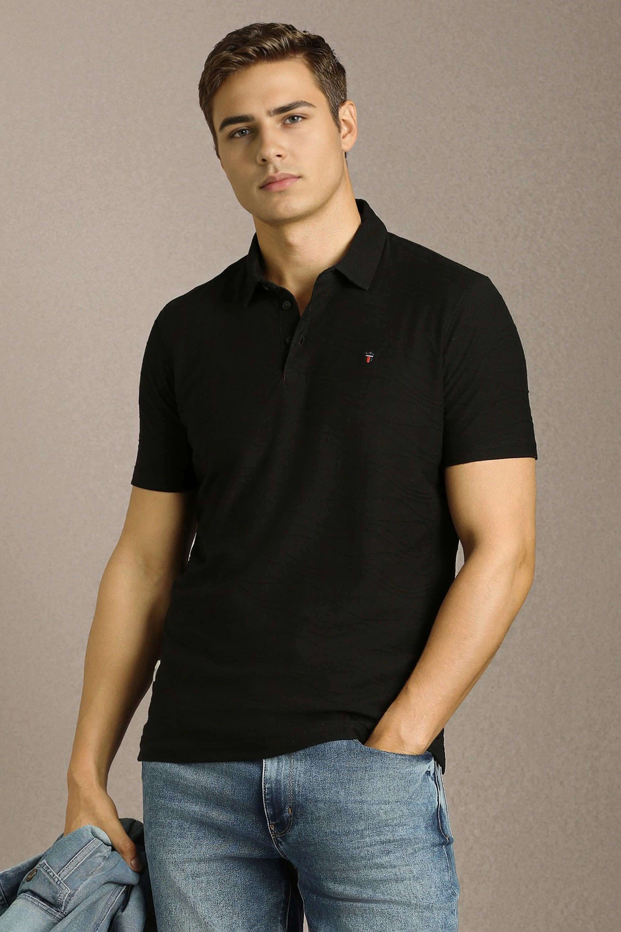 Solid-Cotton-Polo-Men-s-T-Shirt