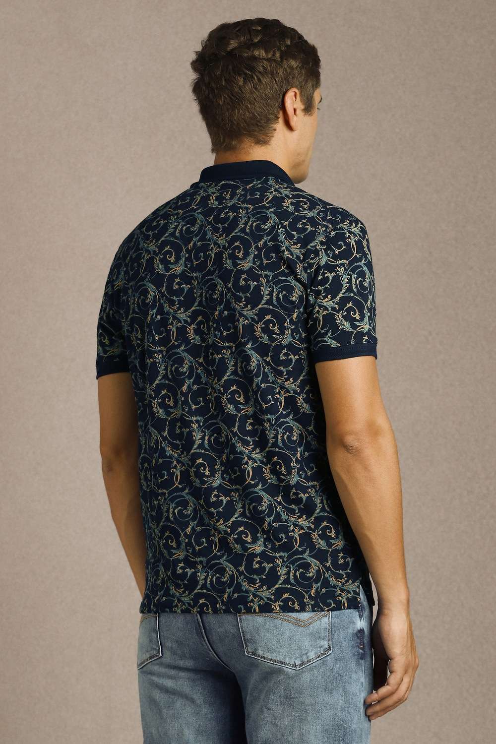 Floral-Cotton-Polo-Men-s-T-Shirt