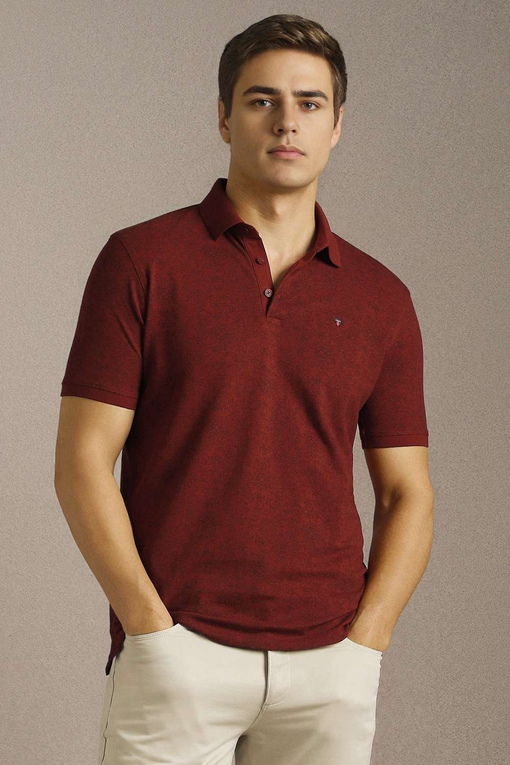 Solid-Cotton-Polo-Men-s-T-Shirt