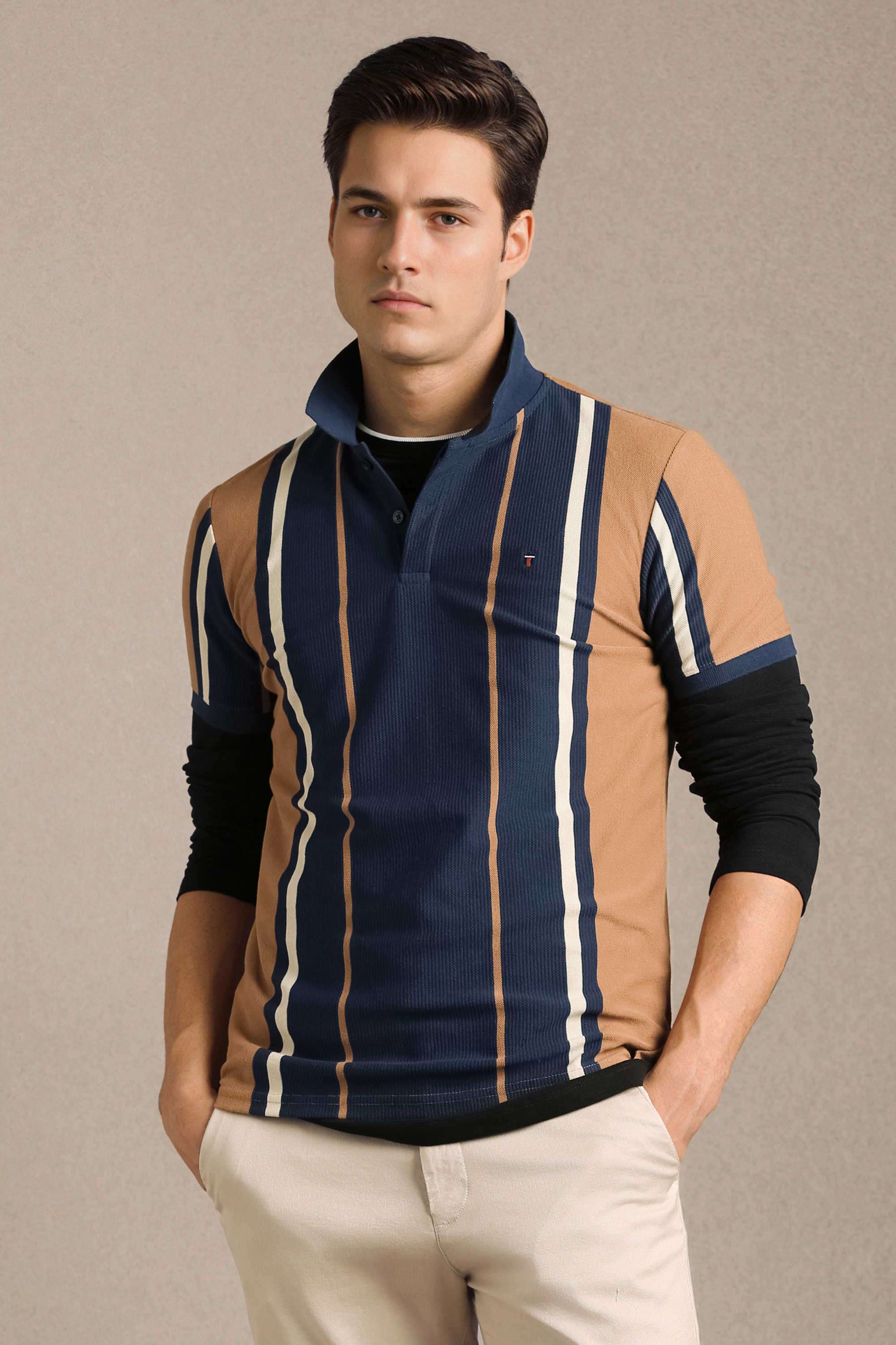Stripes-Cotton-Round-Neck-Men-s-T-Shirt