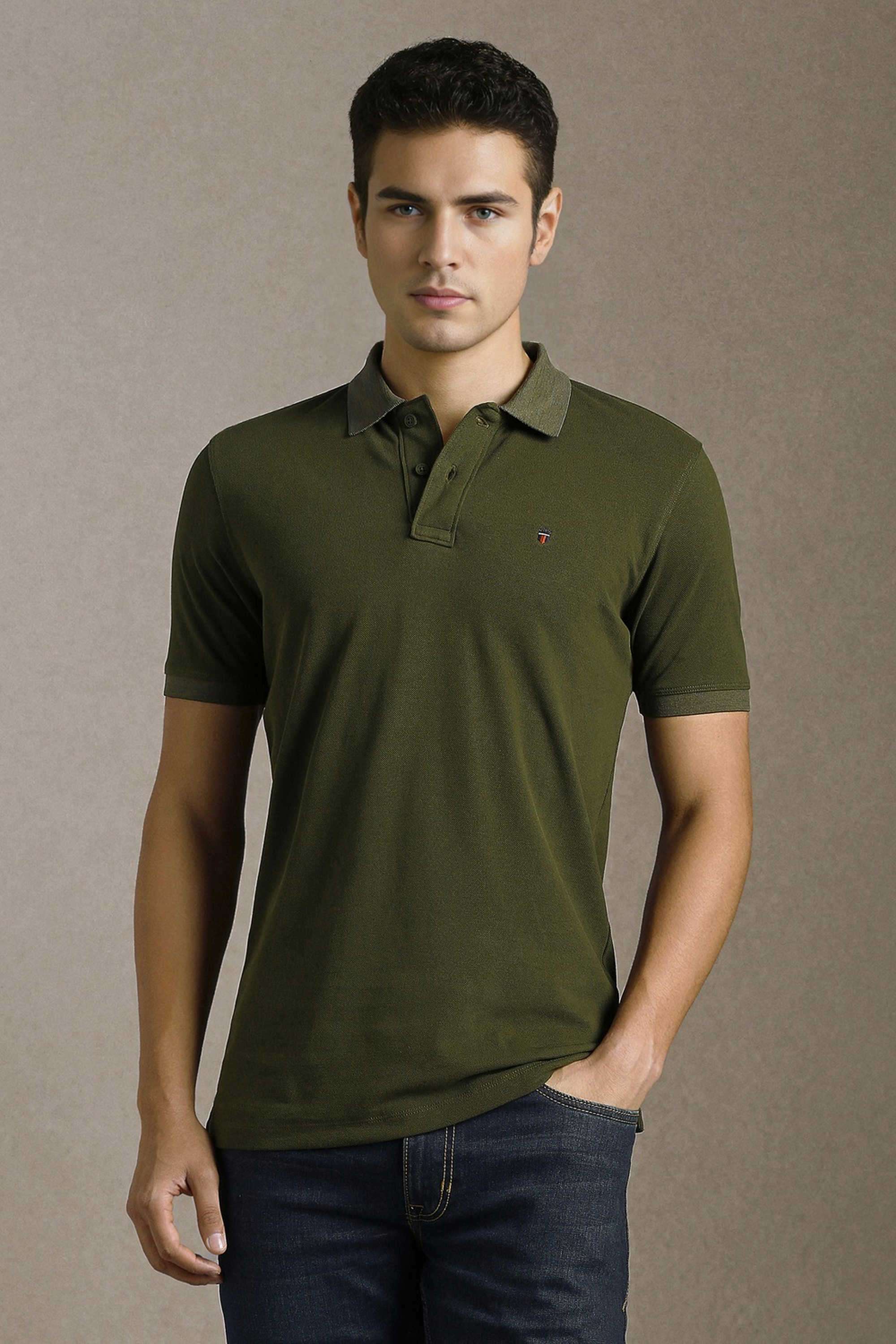 Solid-Cotton-Round-Neck-Men-s-T-Shirt
