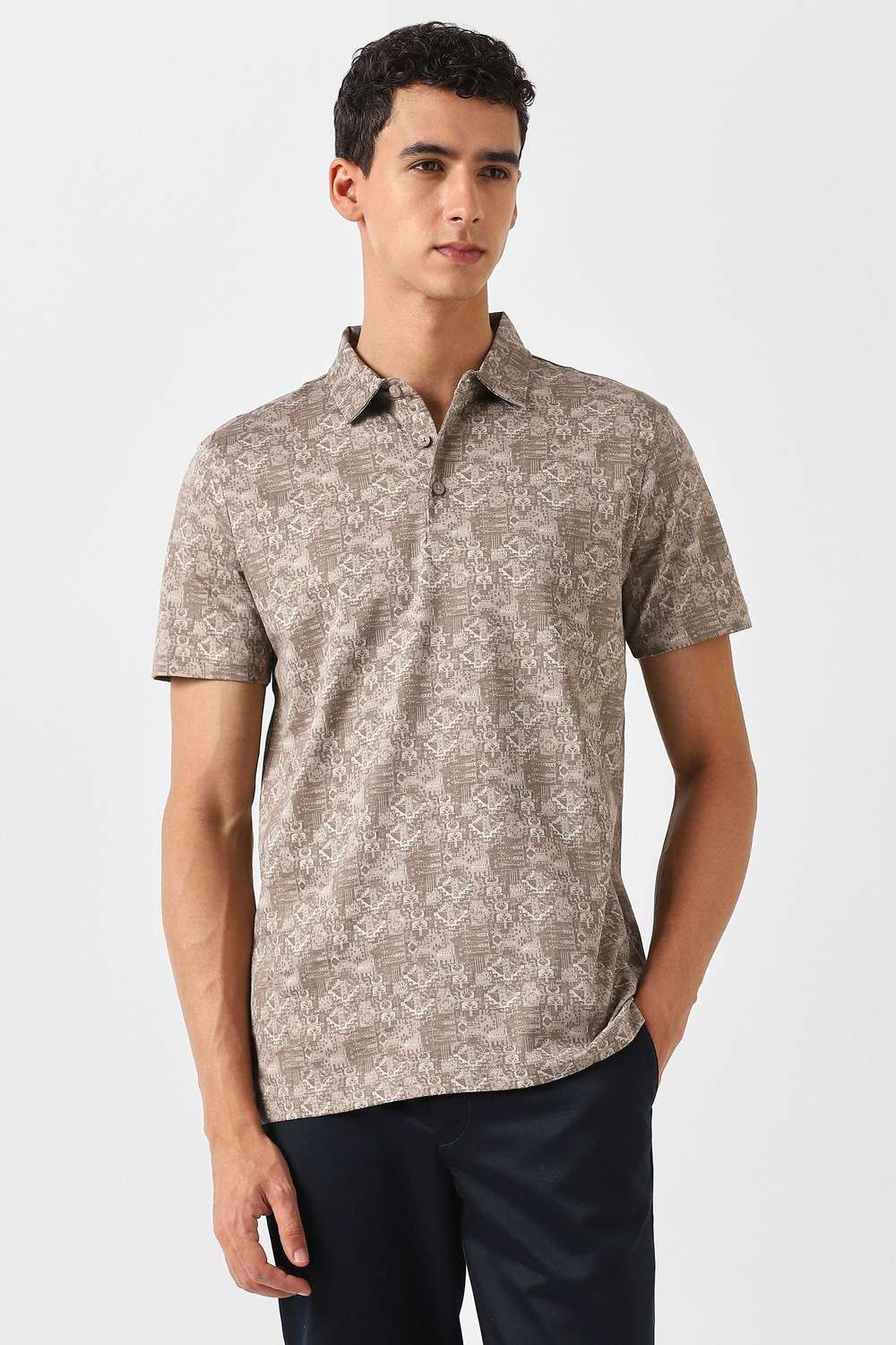 Abstract-Cotton-Regular-Fit-Men-Polo-T-Shirt