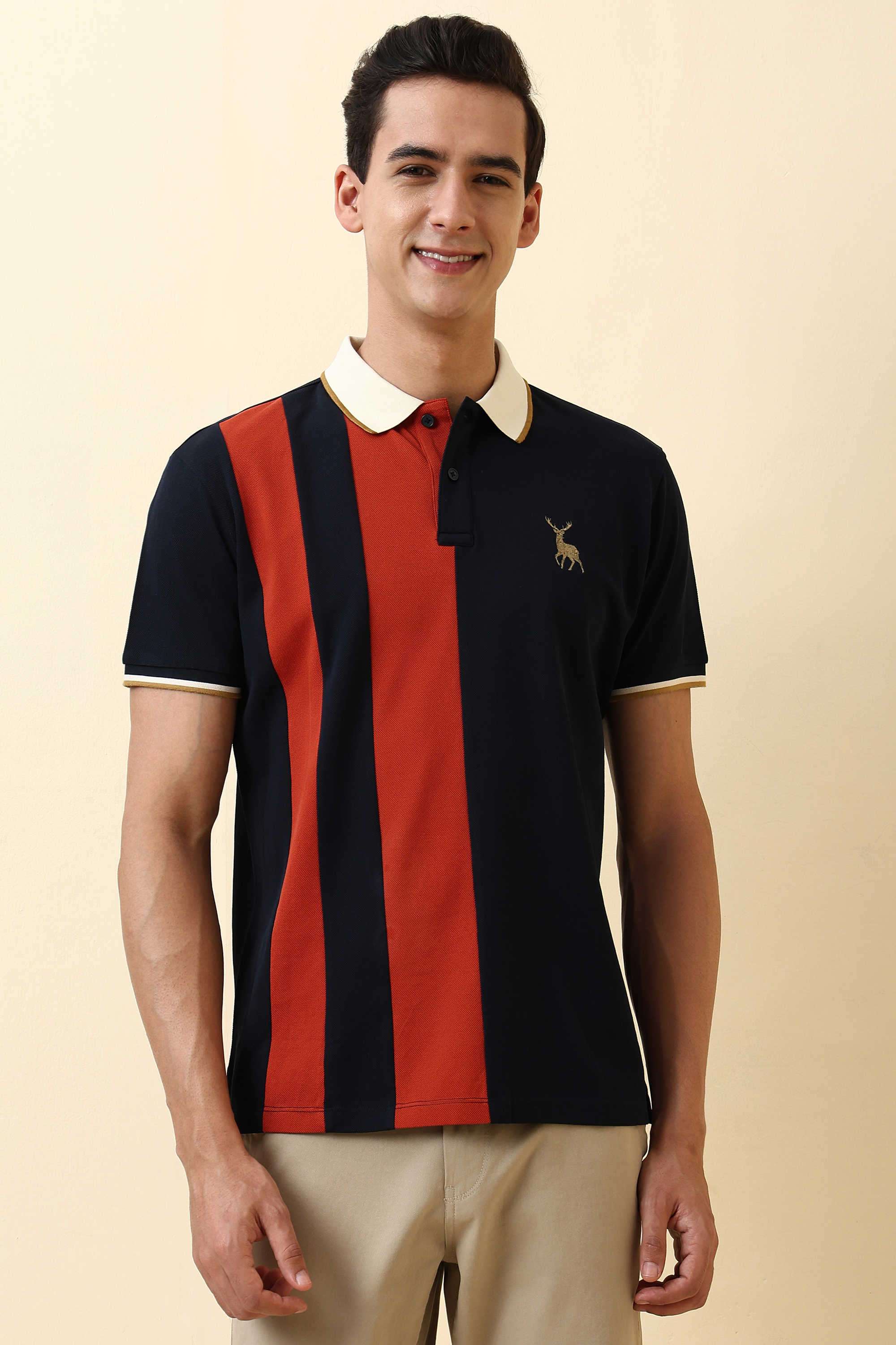 Stripes-Cotton-Round-Neck-Men-s-T-Shirt