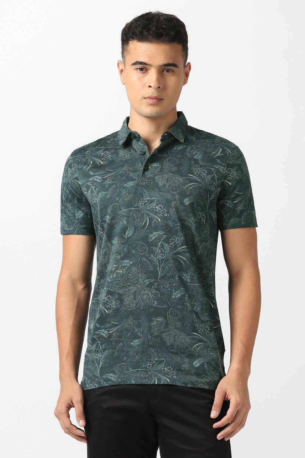 Solid-Cotton-Polo-Men-s-T-Shirt