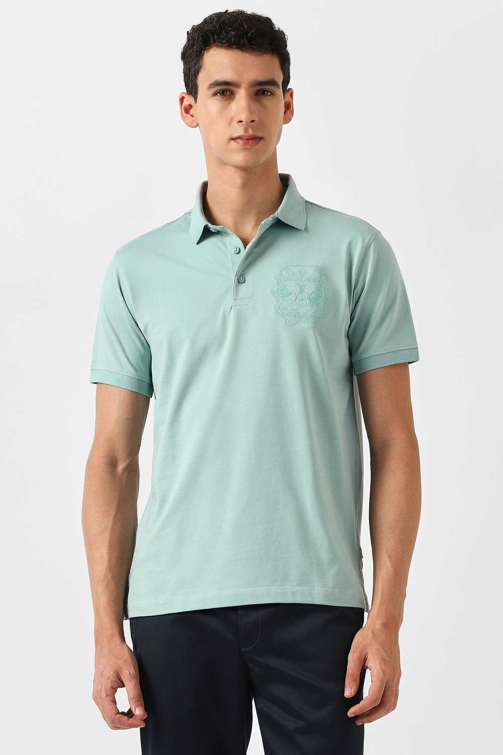 Embroidered-Cotton-Blend-Regular-Fit-Men-Polo-T-Shirt