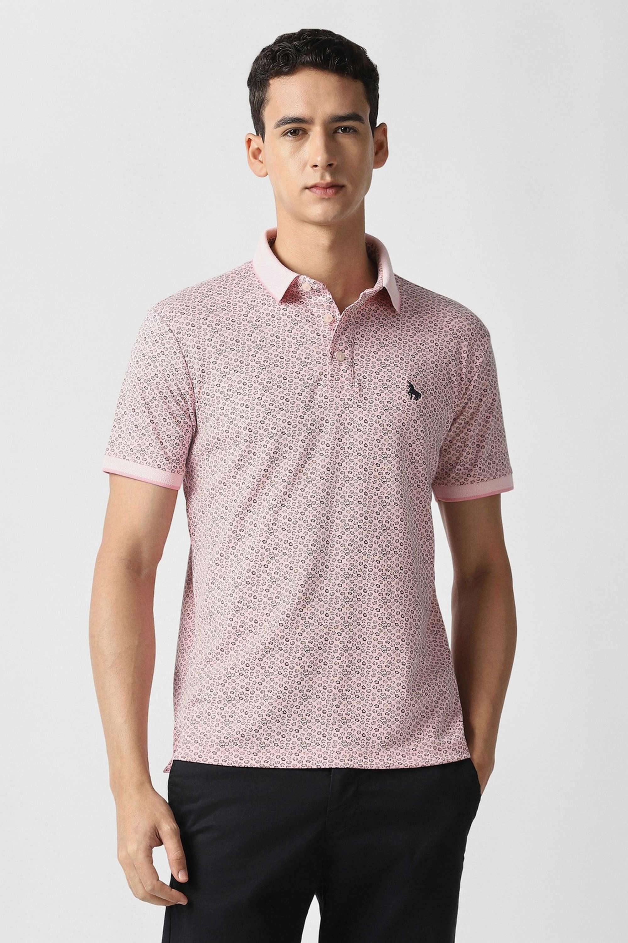 Printed-Blended-Fabric-Regular-Fit-Men-Polo-T-Shirt