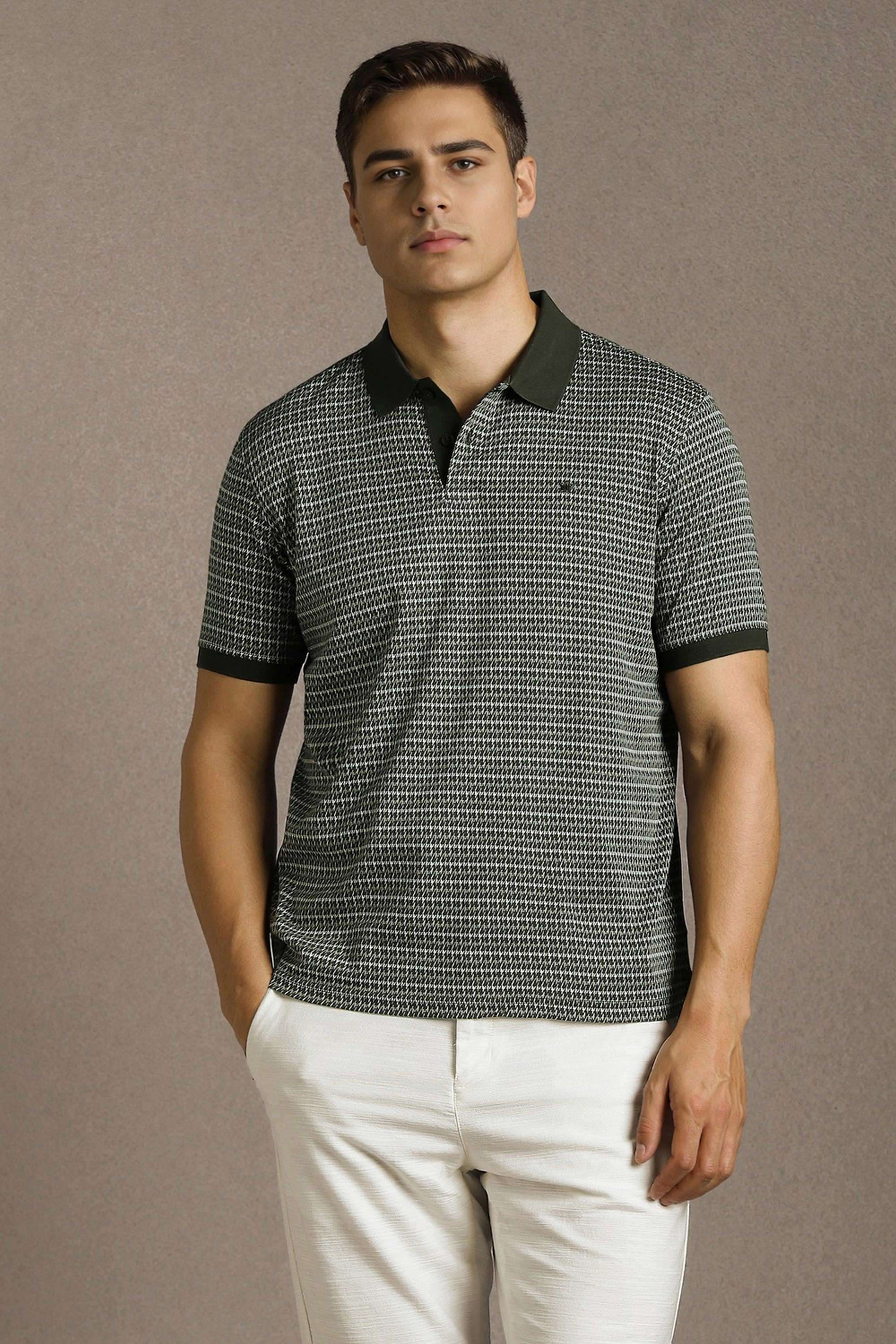 Solid-Cotton-Polo-Men-s-T-Shirt