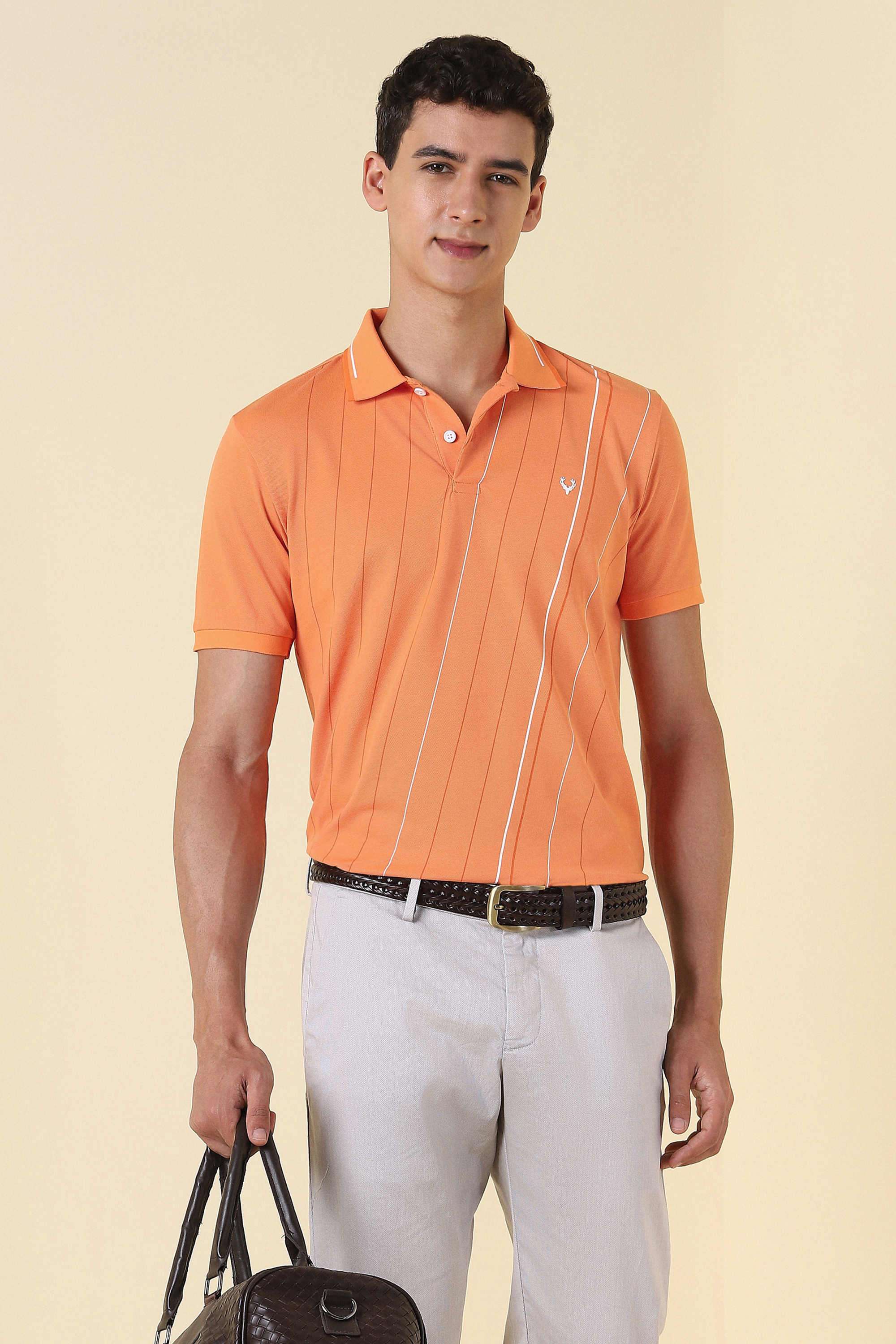 Solid-Polyester-Cotton-Polo-Men-s-T-Shirt