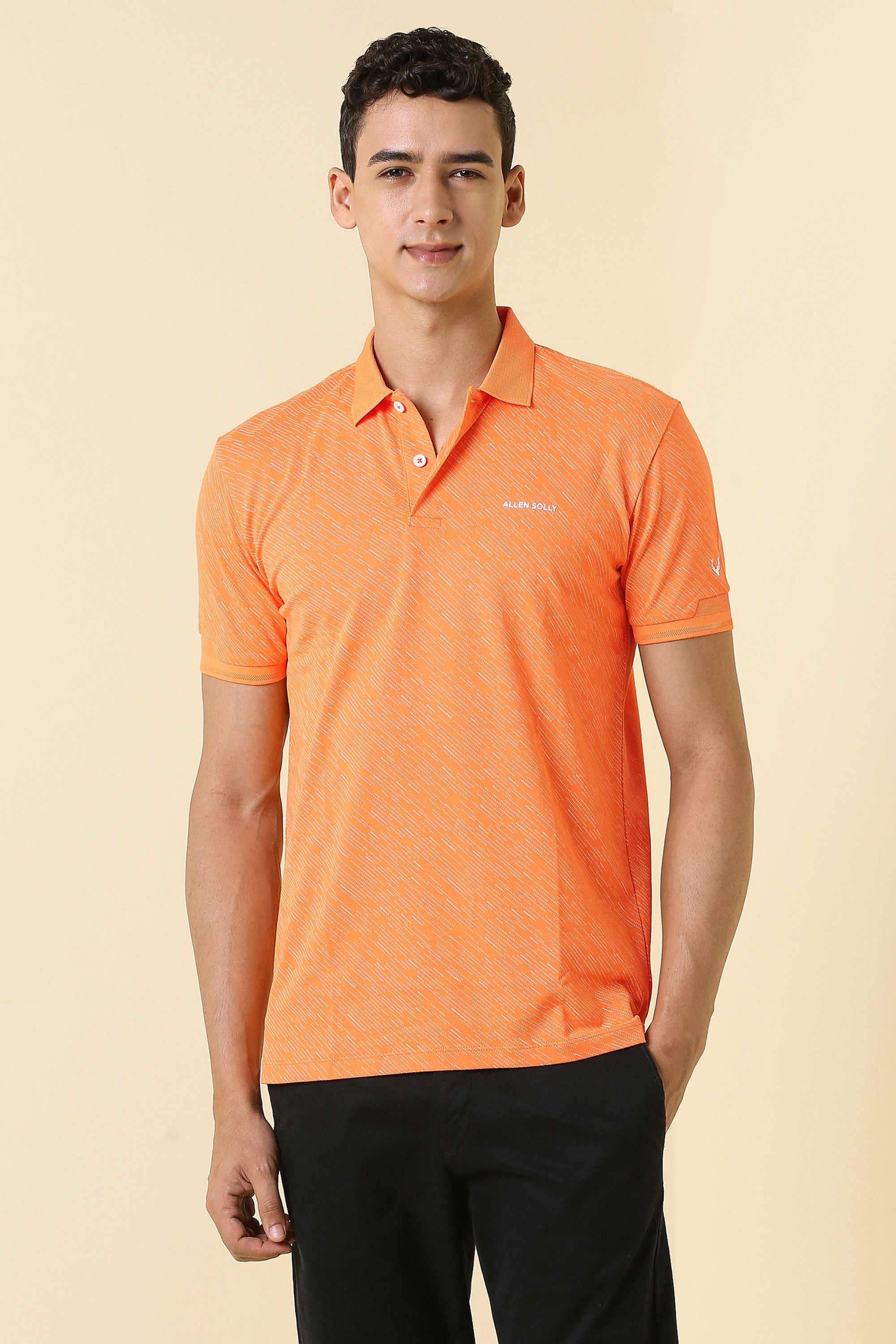 Solid-Polyester-Cotton-Polo-Men-s-T-Shirt