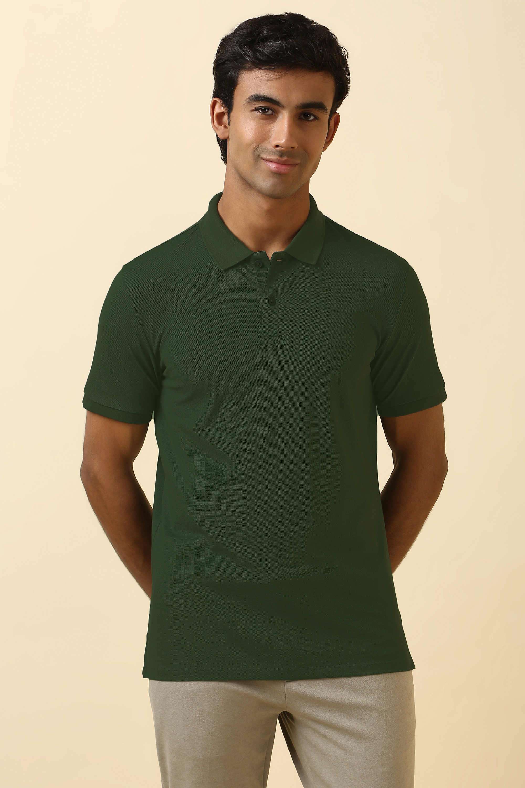 Solid-Cotton-Polo-Men-s-T-Shirt