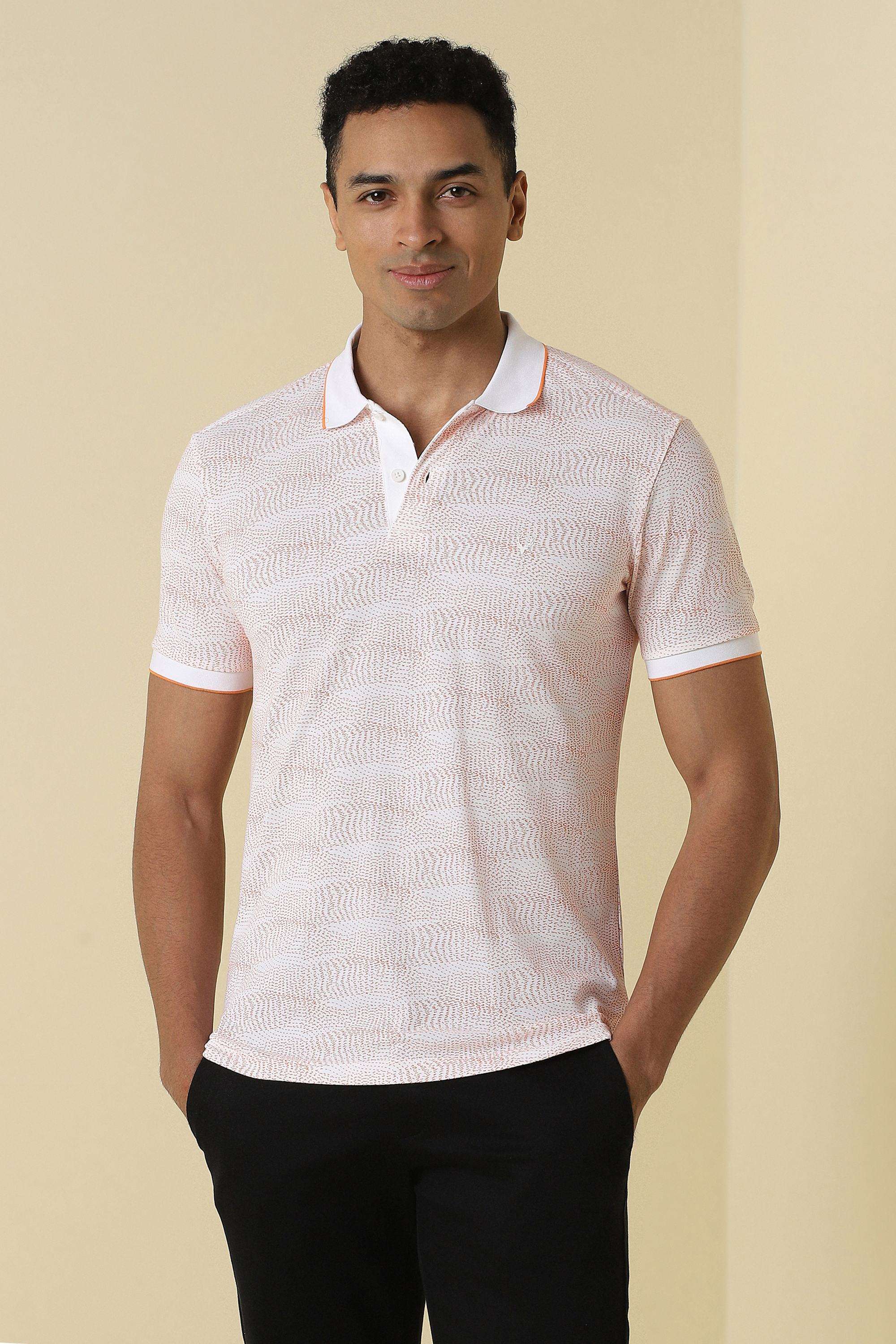 Solid-Polyester-Cotton-Polo-Men-s-T-Shirt