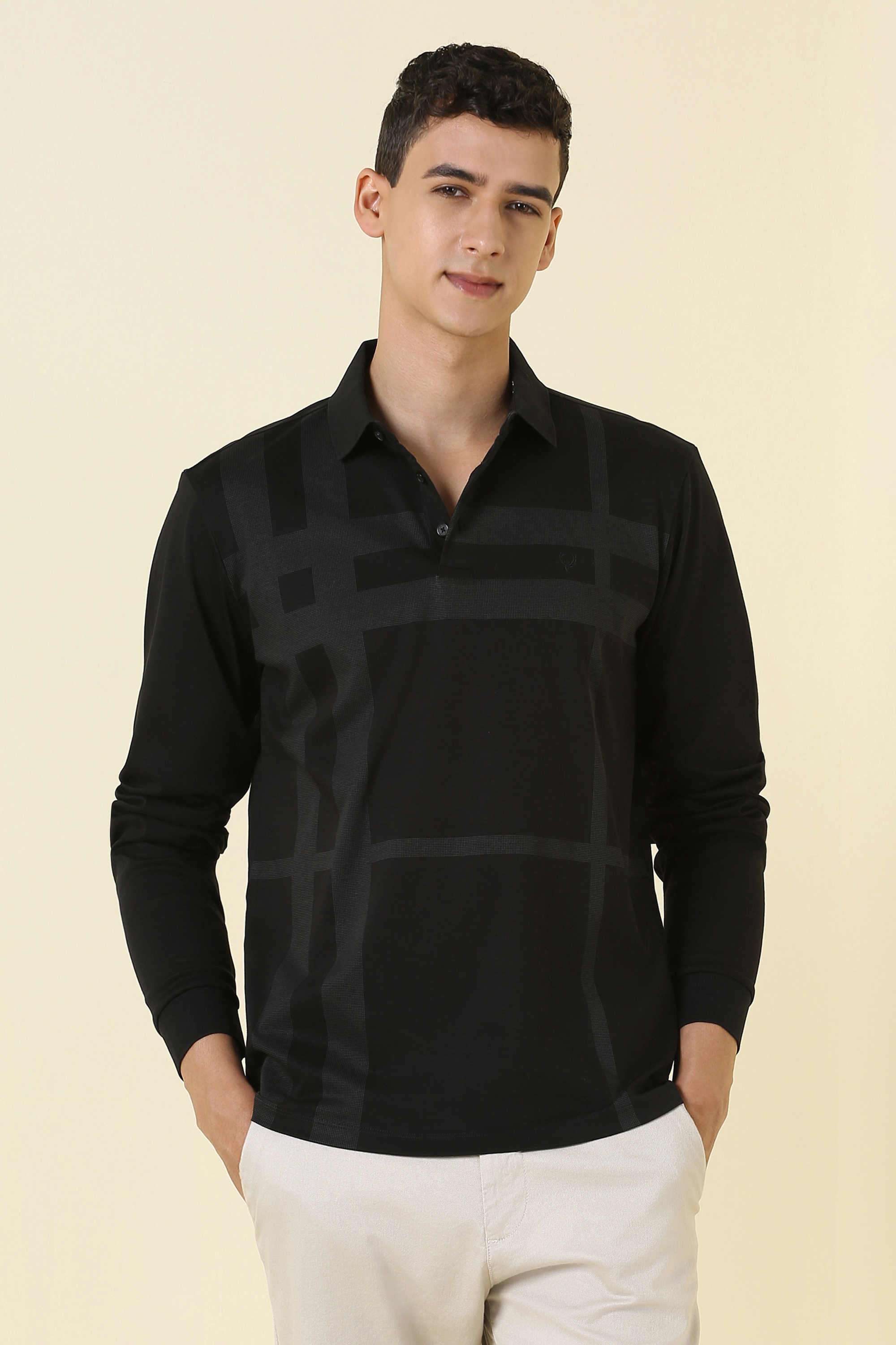 Printed-Cotton-Blend-Polo-Men-s-T-Shirt