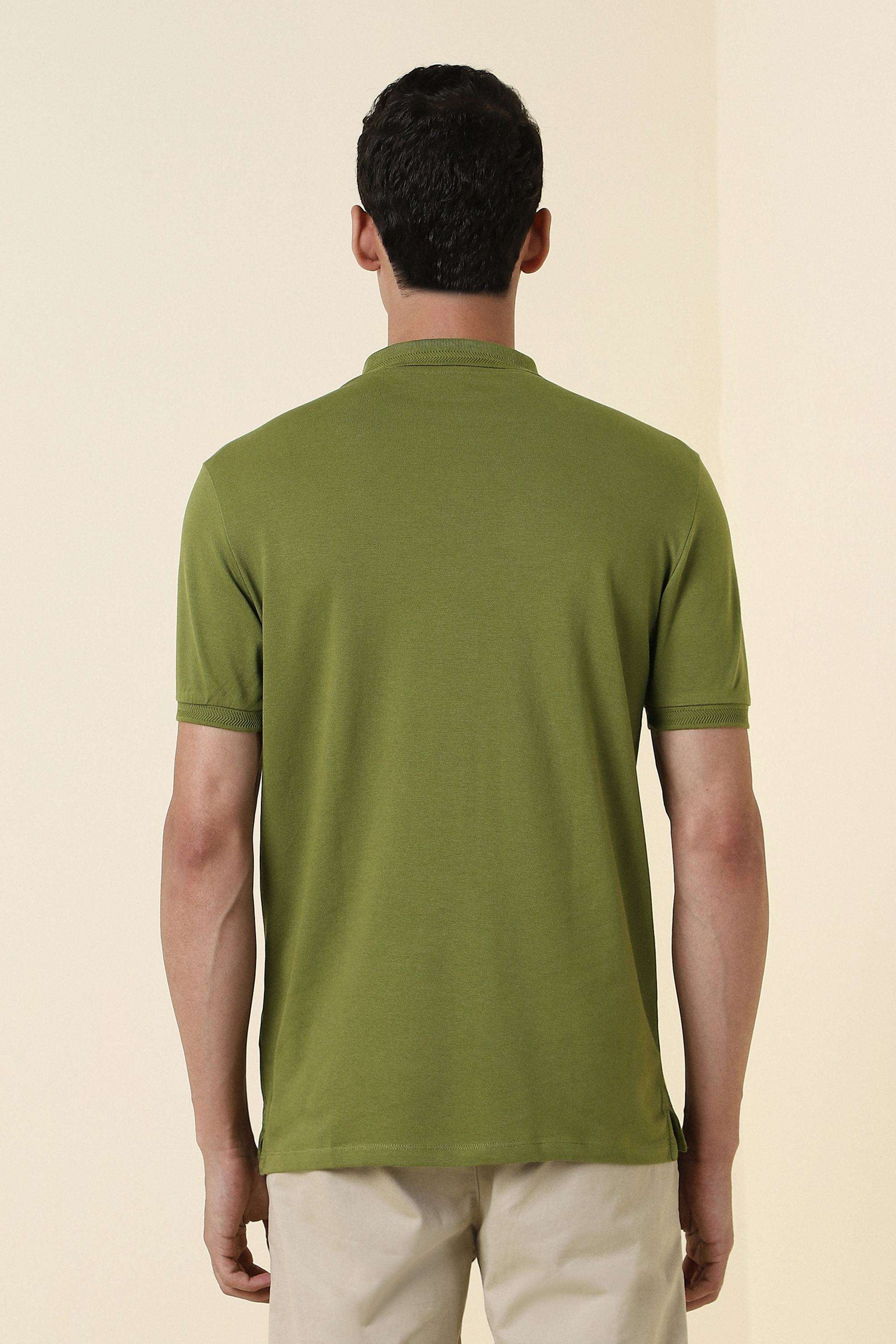 Printed-Cotton-Blend-Collared-Men-s-T-Shirt