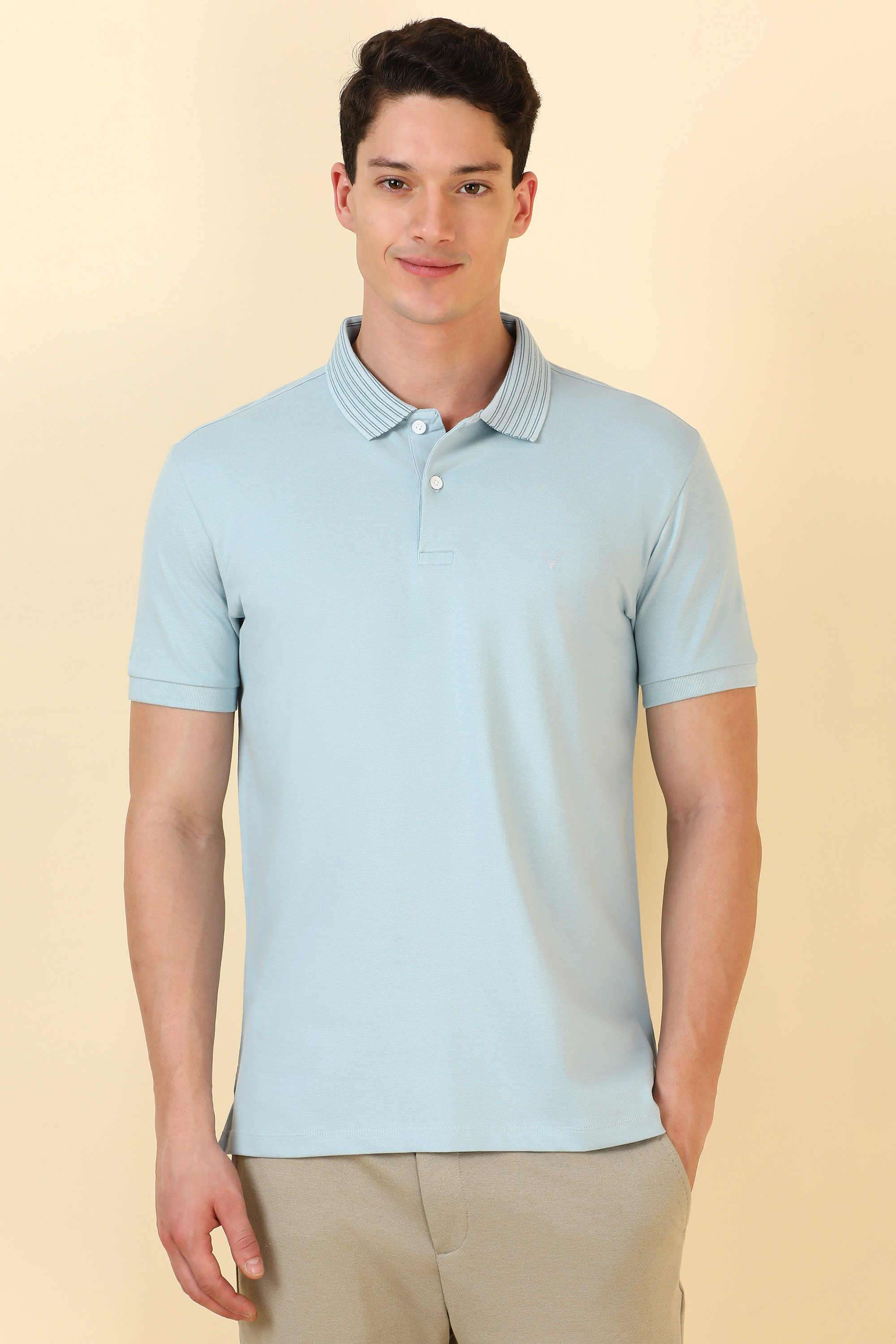Solid-Cotton-Polo-Men-s-T-Shirt