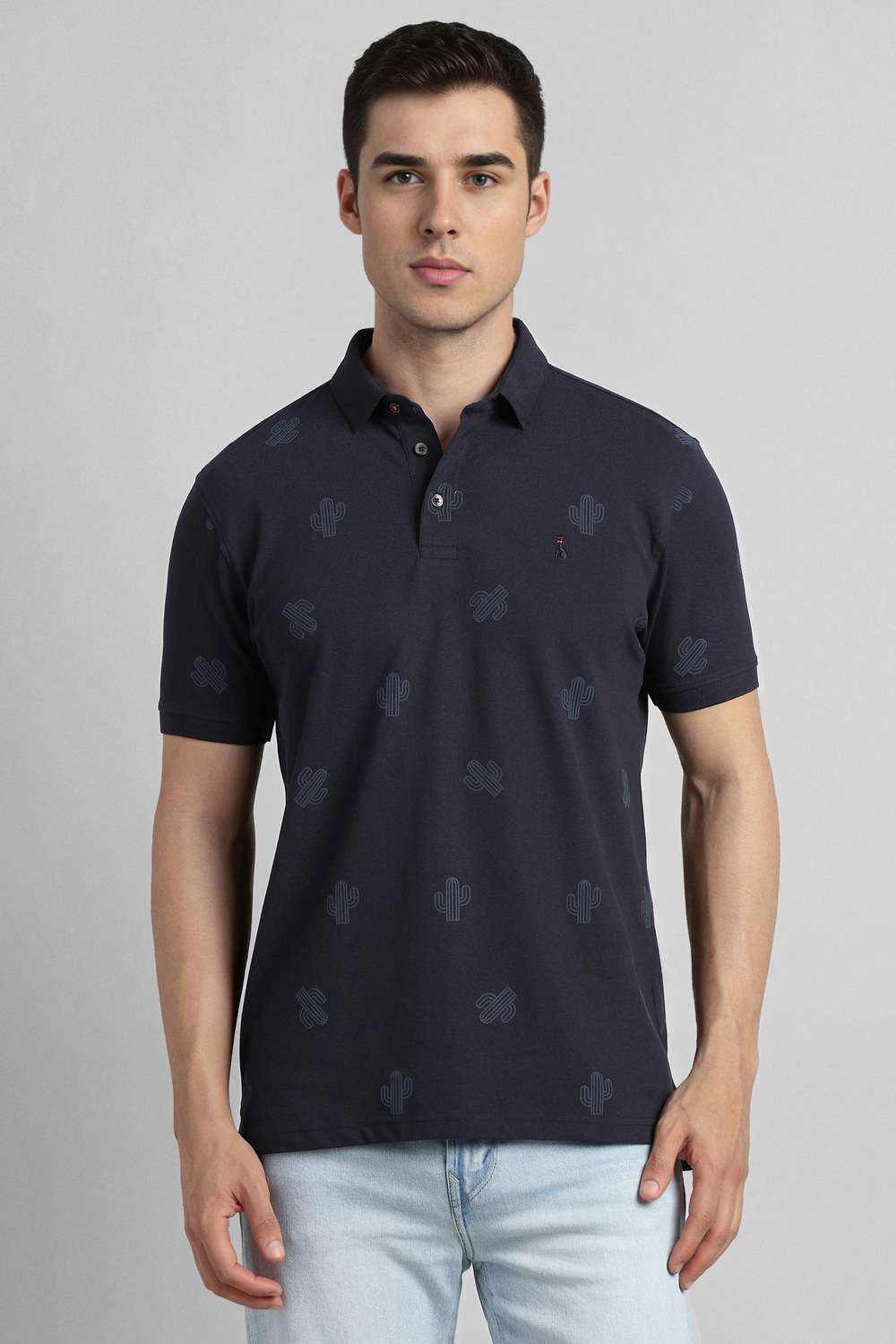 Printed-Cotton-Blend-Polo-Men-s-T-Shirt