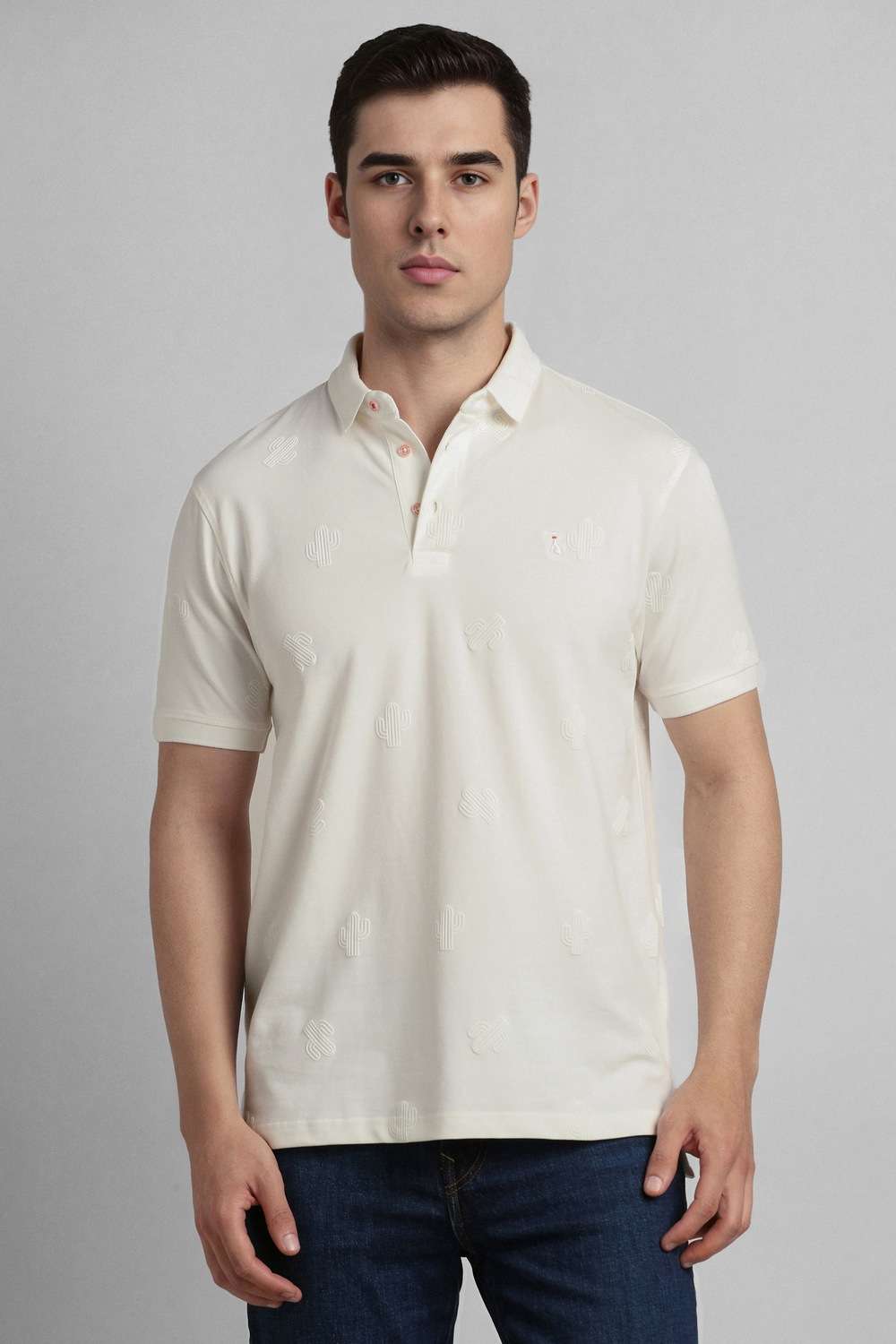 Printed-Cotton-Blend-Polo-Men-s-T-Shirt