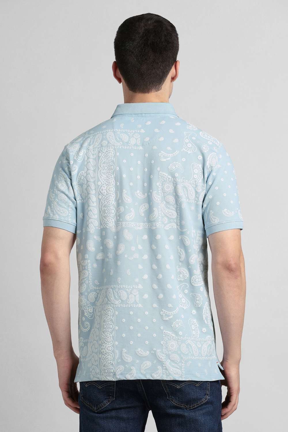 Printed-Cotton-Blend-Polo-Men-s-T-Shirt