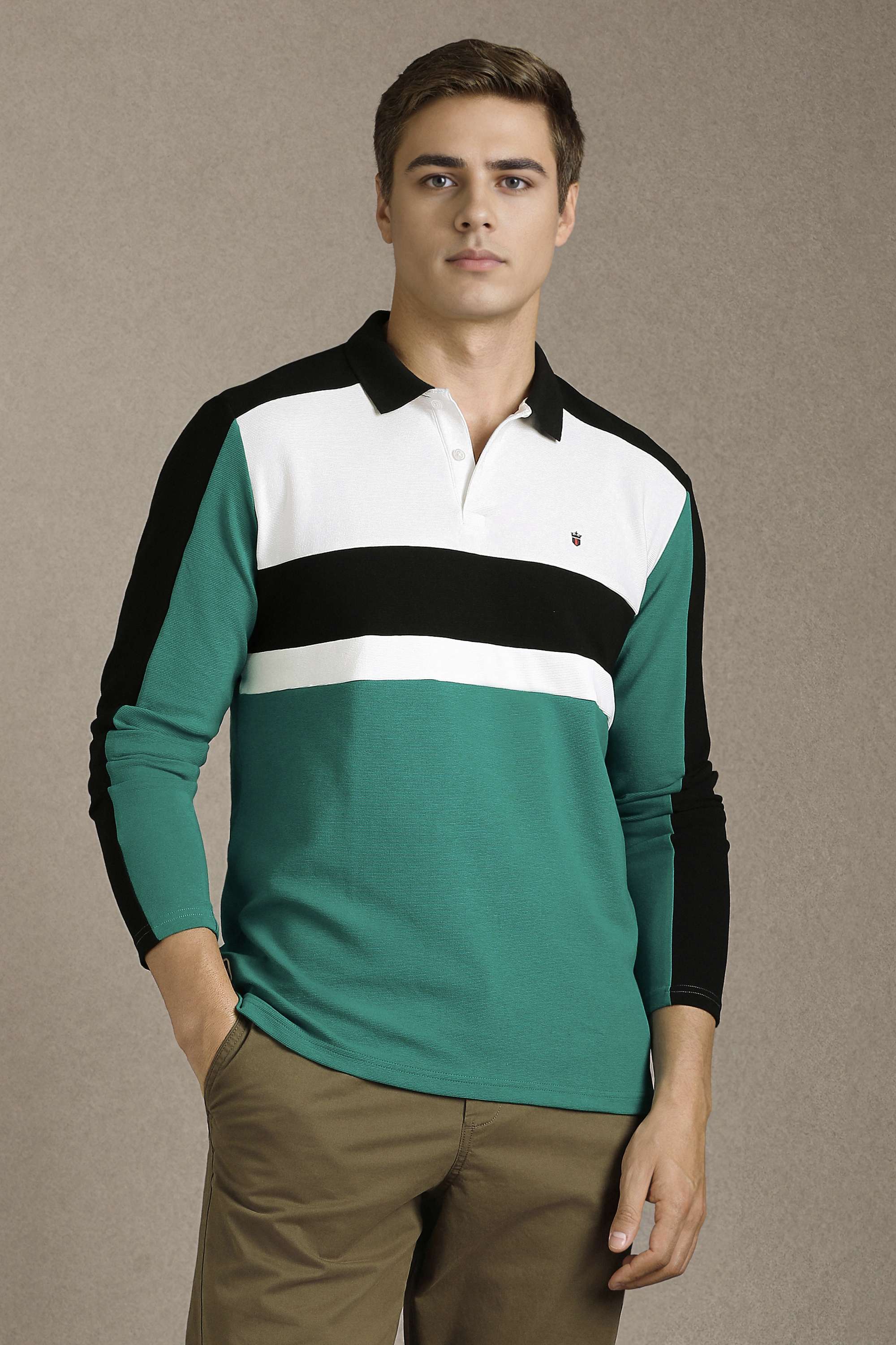 Solid-Cotton-Blend-Slim-Fit-Men-s-T-Shirt