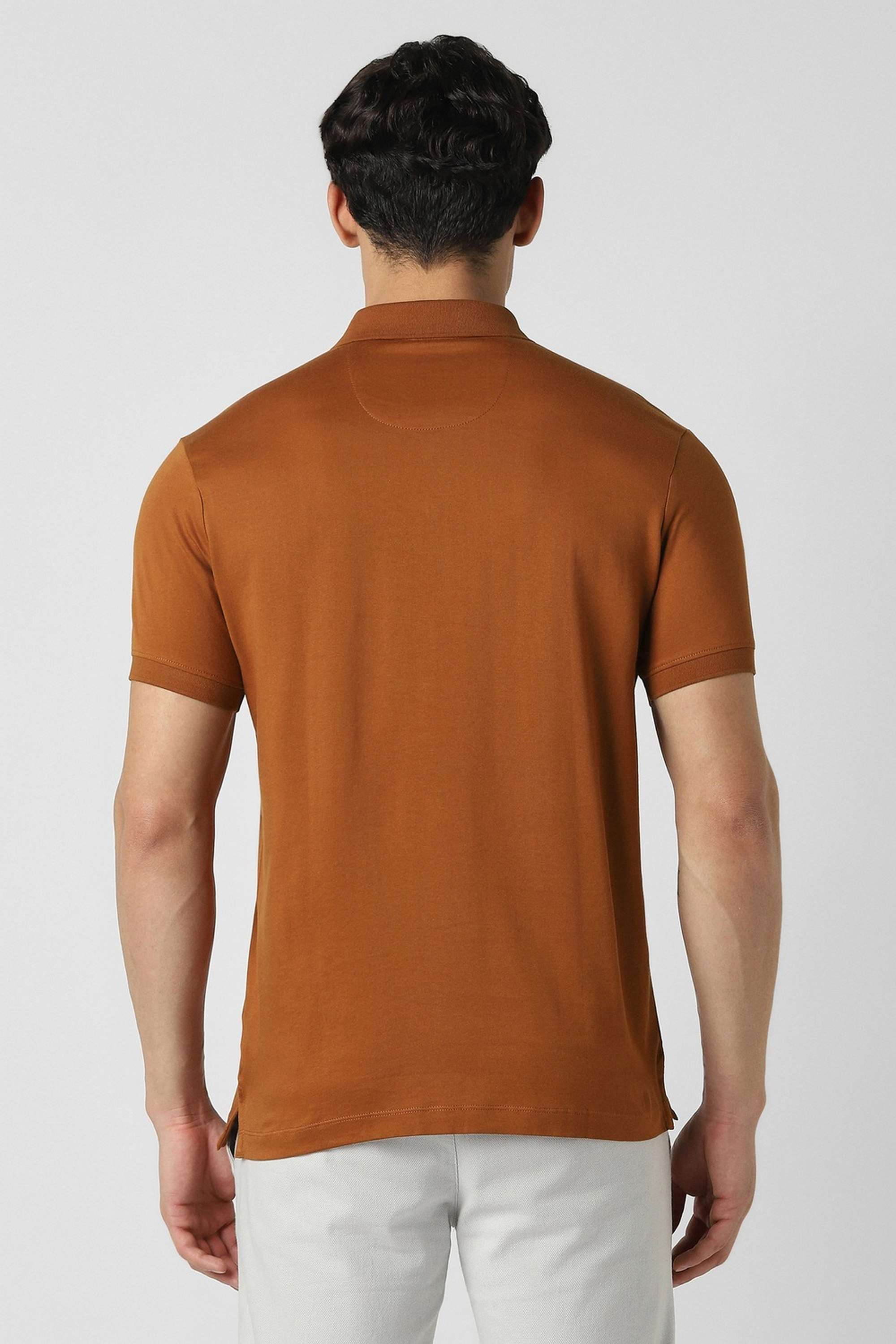 Checks-Cotton-Regular-Fit-Men-Polo-T-Shirt
