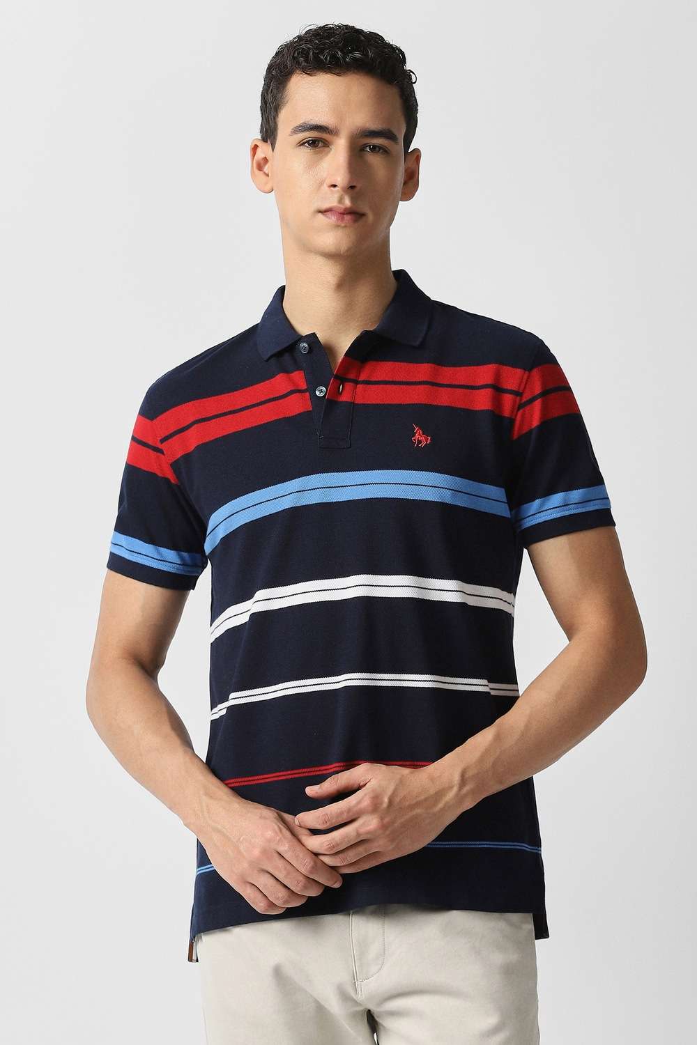 Stripes-Cotton-Polo-Men-s-T-Shirt