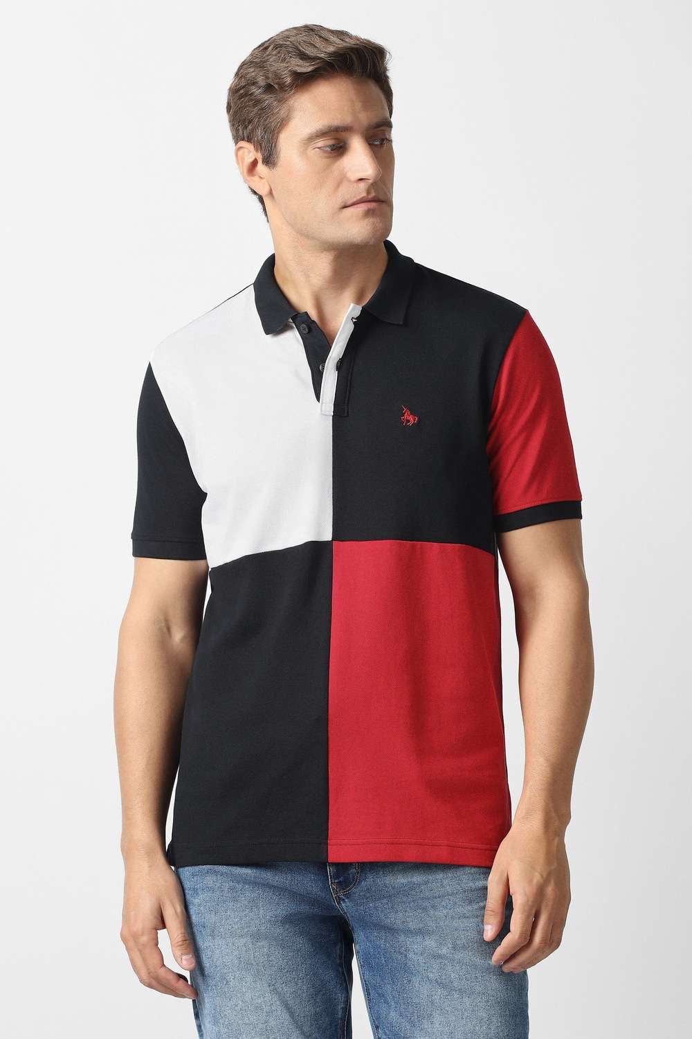 Solid-Cotton-Polo-Men-s-T-Shirt