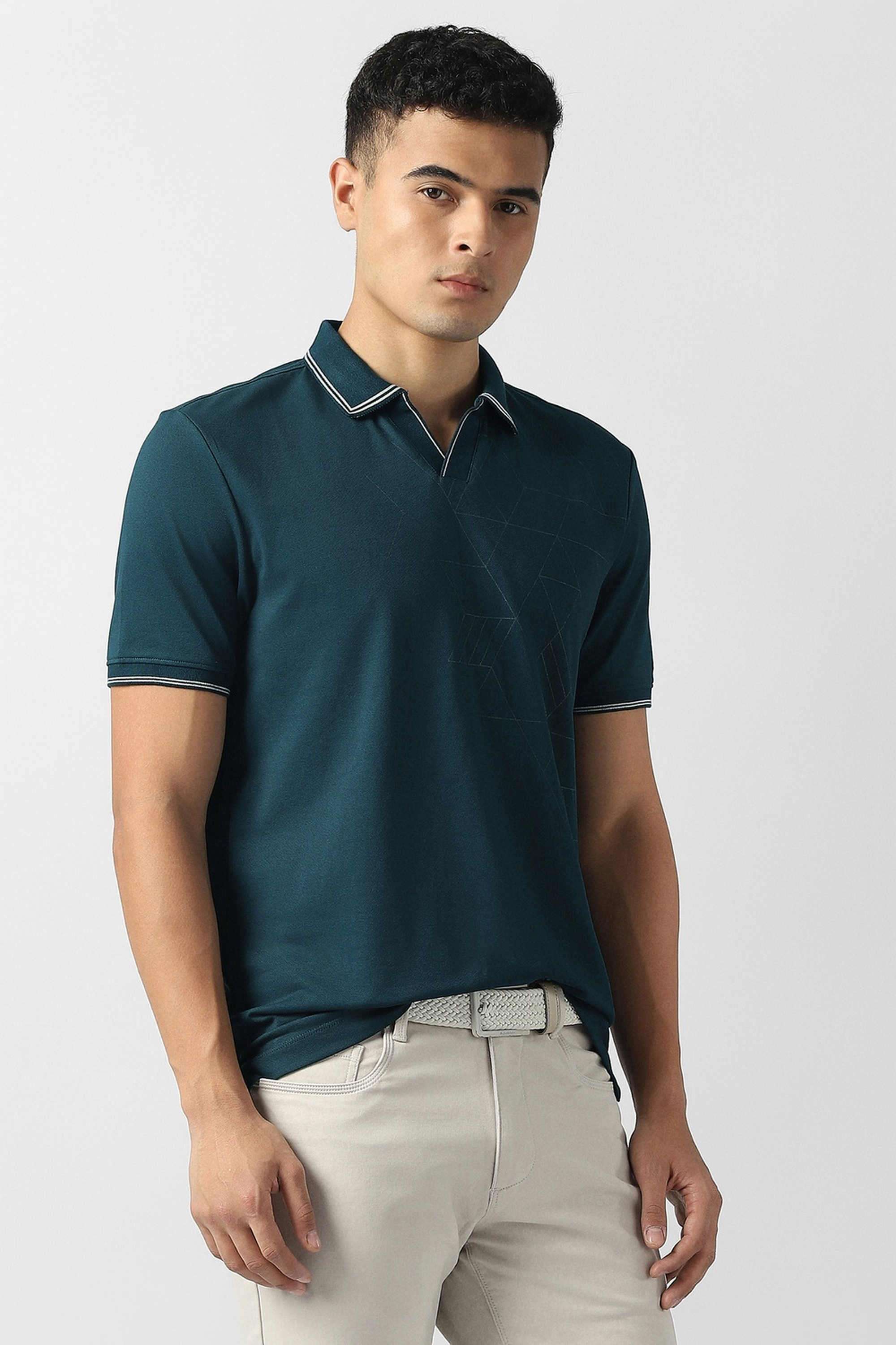 Solid-Cotton-Regular-Fit-Men-s-T-Shirt