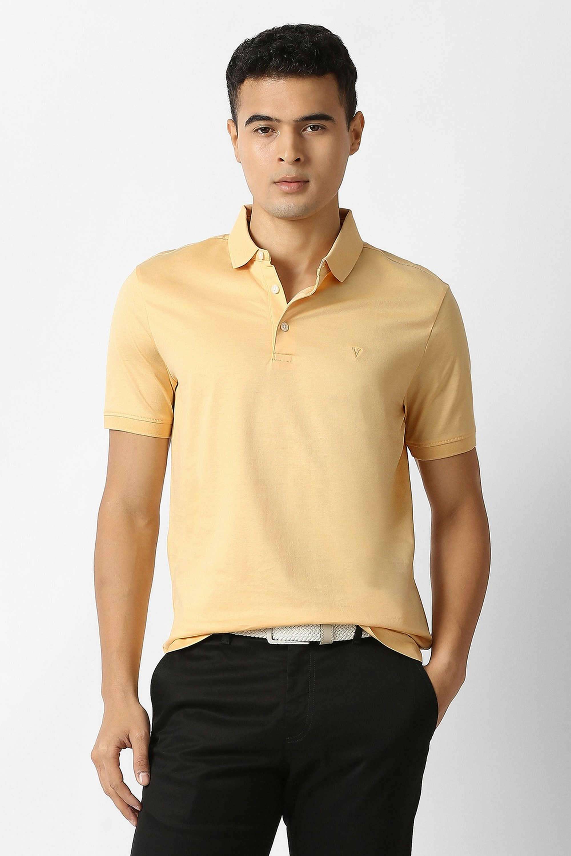 Solid-Cotton-Regular-Fit-Men-s-T-Shirt