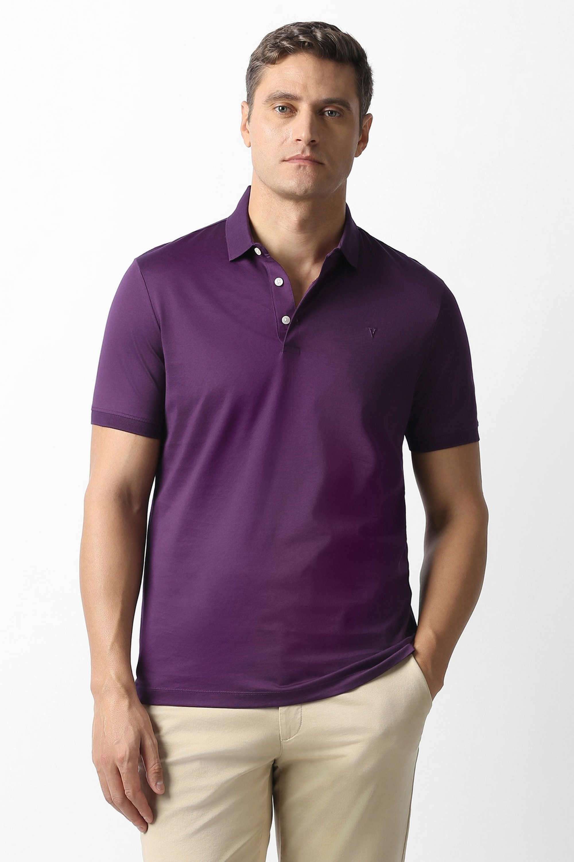 Textured-Cotton-Regular-Fit-Men-s-T-Shirt